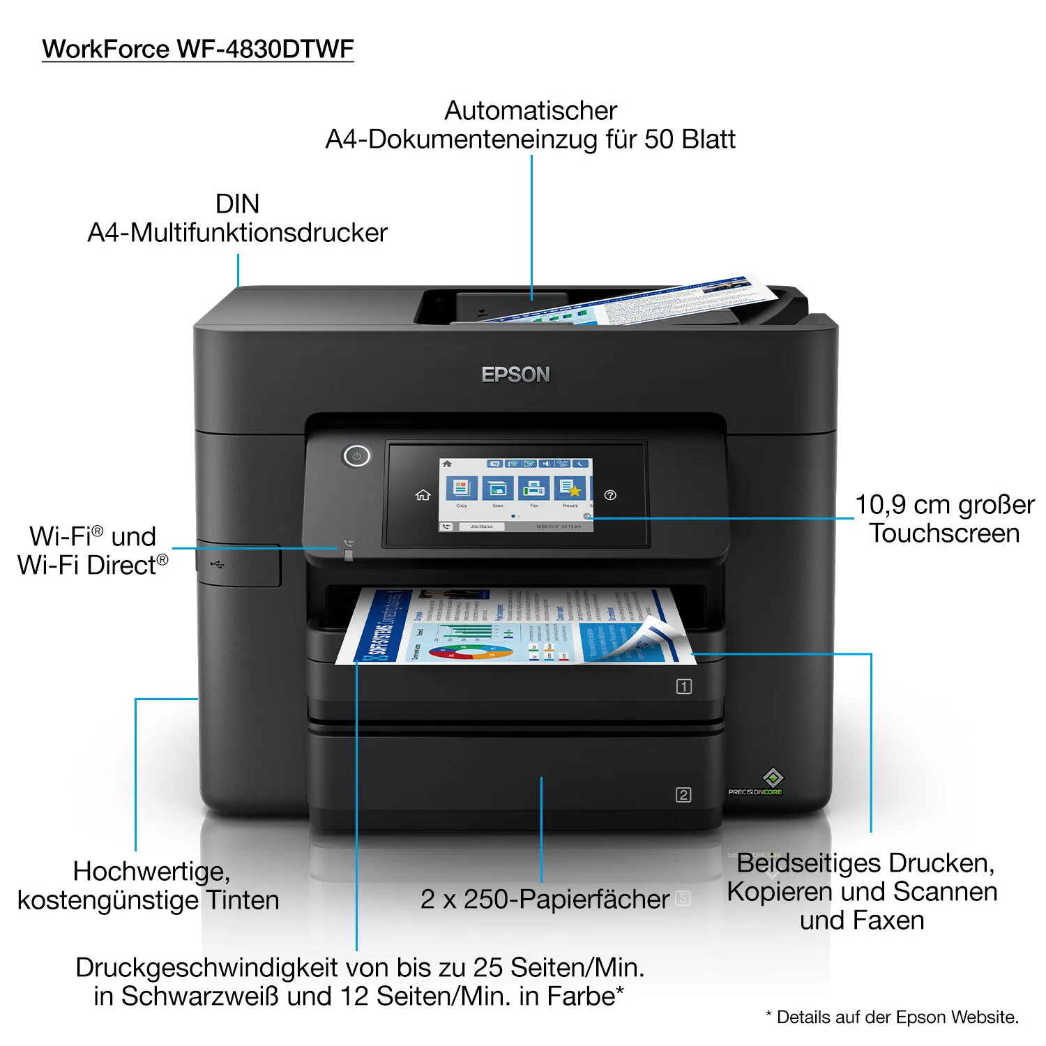 Epson WorkForce Pro WF-4830DTWF – Bild 7