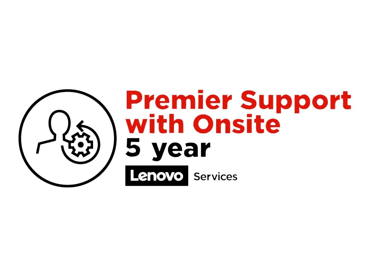 Lenovo 5 Jahr Premier Support mit Vor-Ort-Service (5WS0W86682)