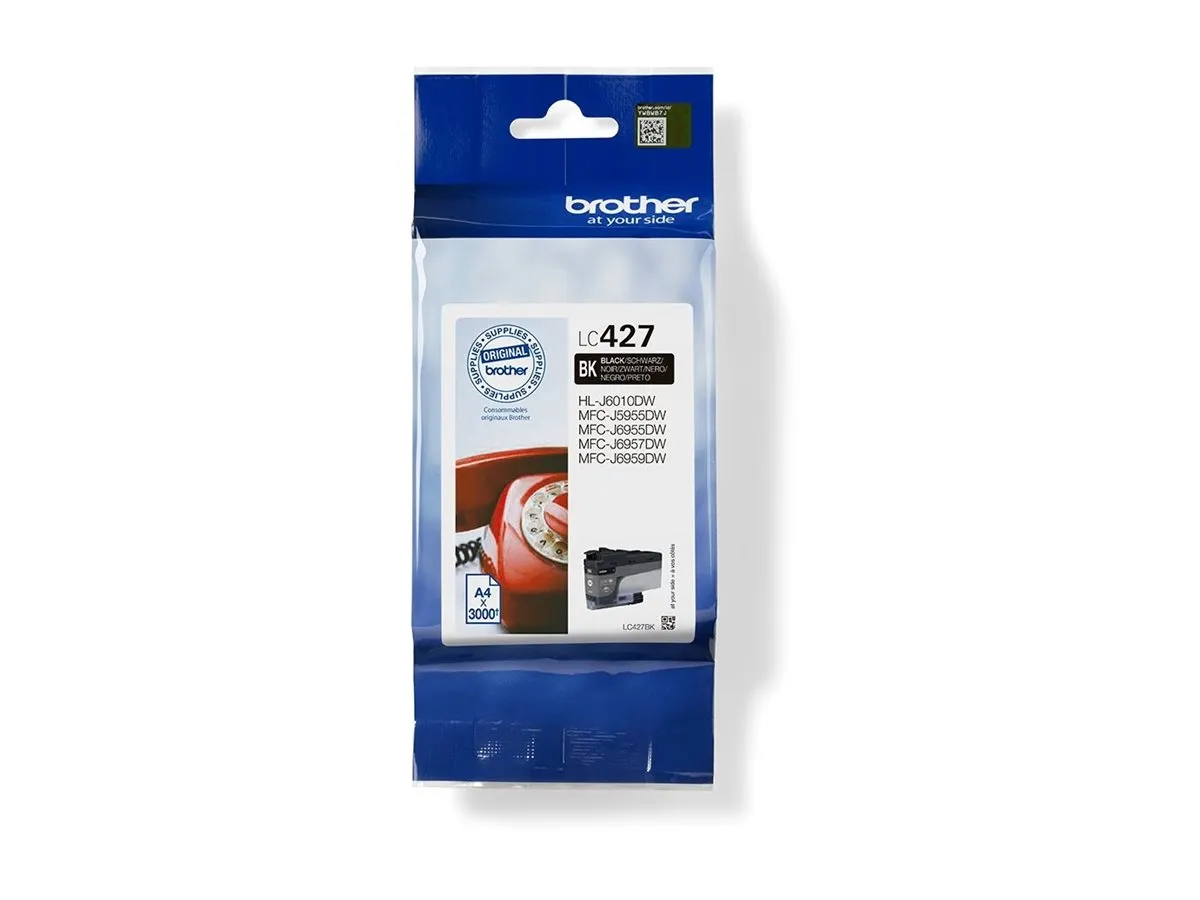 Brother LC-427BK Druckerpatrone Original Standardertrag Schwarz