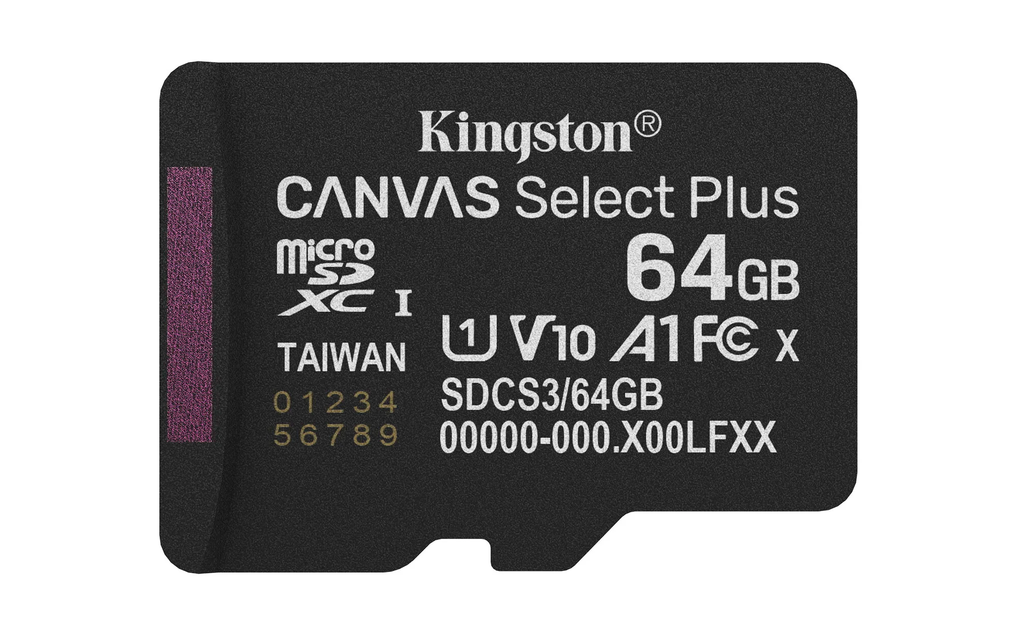 Kingston Technology 64GB micSDXC Canvas Select Plus Gen3 100R A1 (Ohne SD-Adapter) – Bild 1