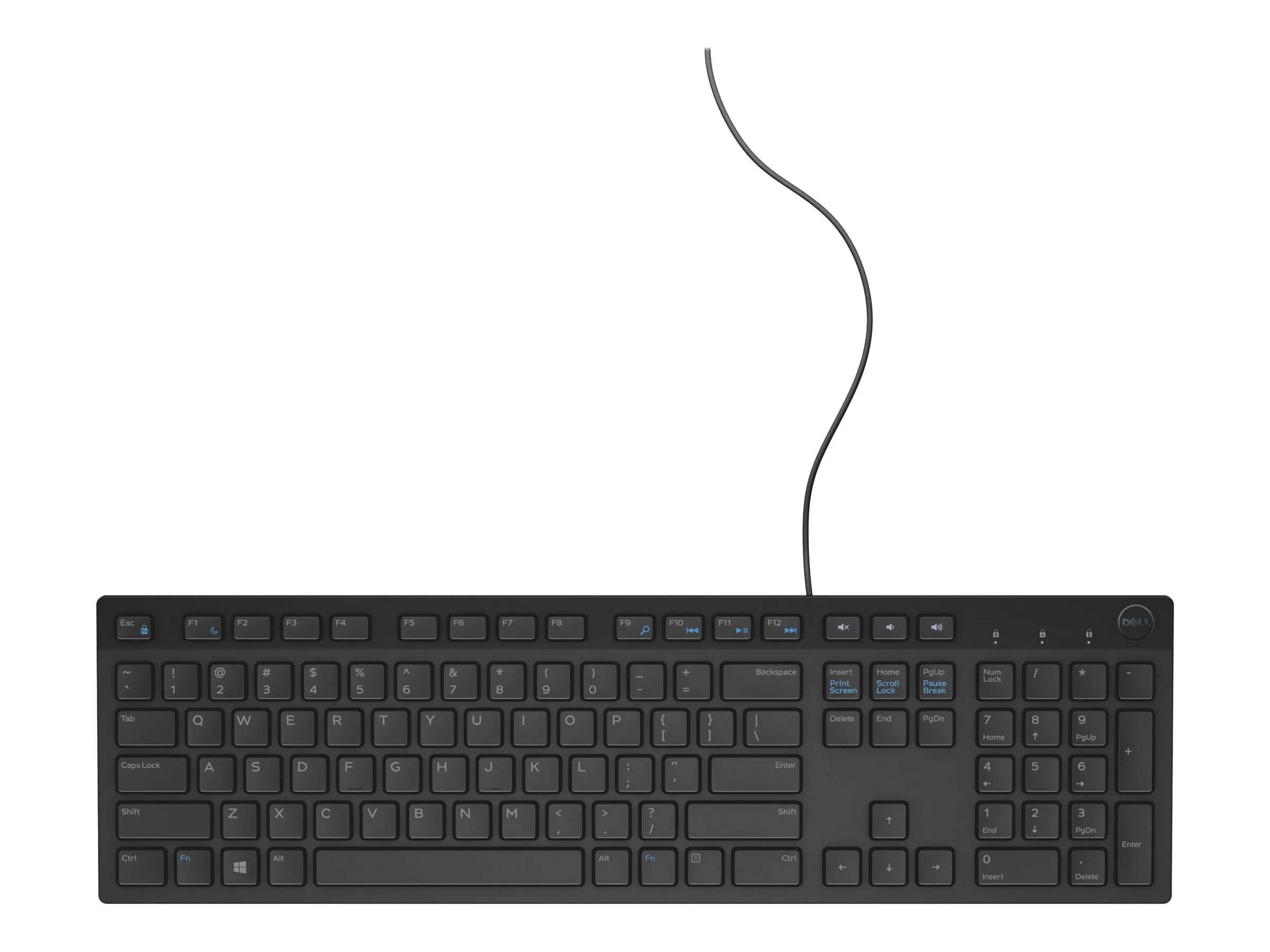 Dell Tastatur KB216 USB QWERTY Schwarz