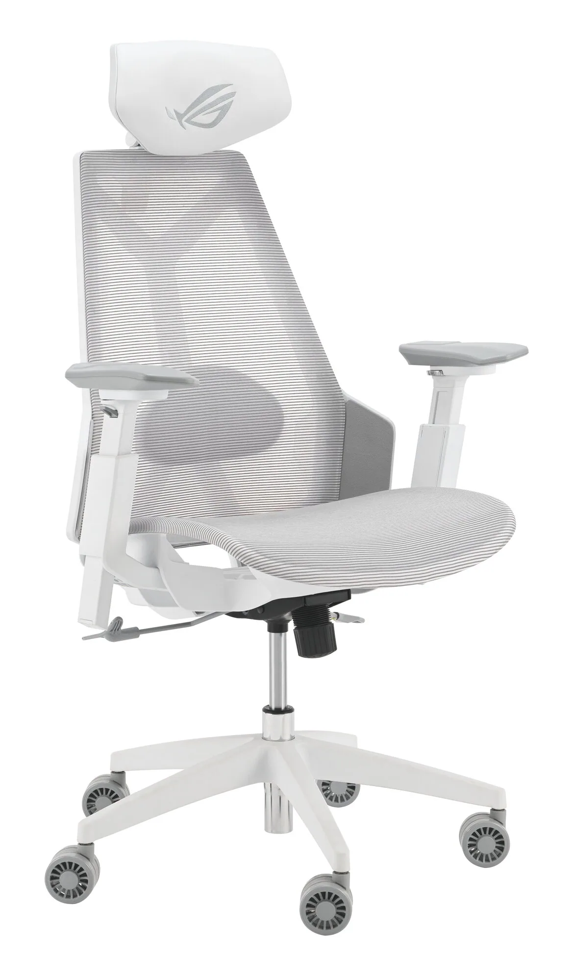 ASUS ROG Destrier Ergo Core White PC-Gamingstuhl Netz-Sitz Weiß – Bild 2