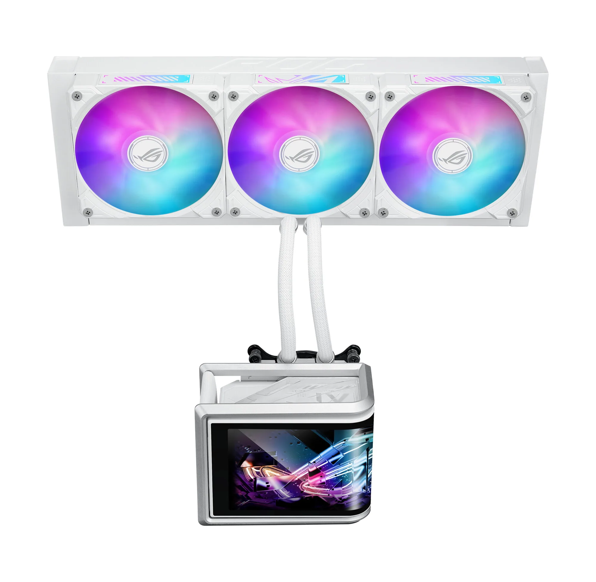 ASUS ROG Ryuo IV SLC 360 ARGB White Edition Prozessor All-in-One-Flüssigkeitskühler 12 cm Weiß – Bild 5