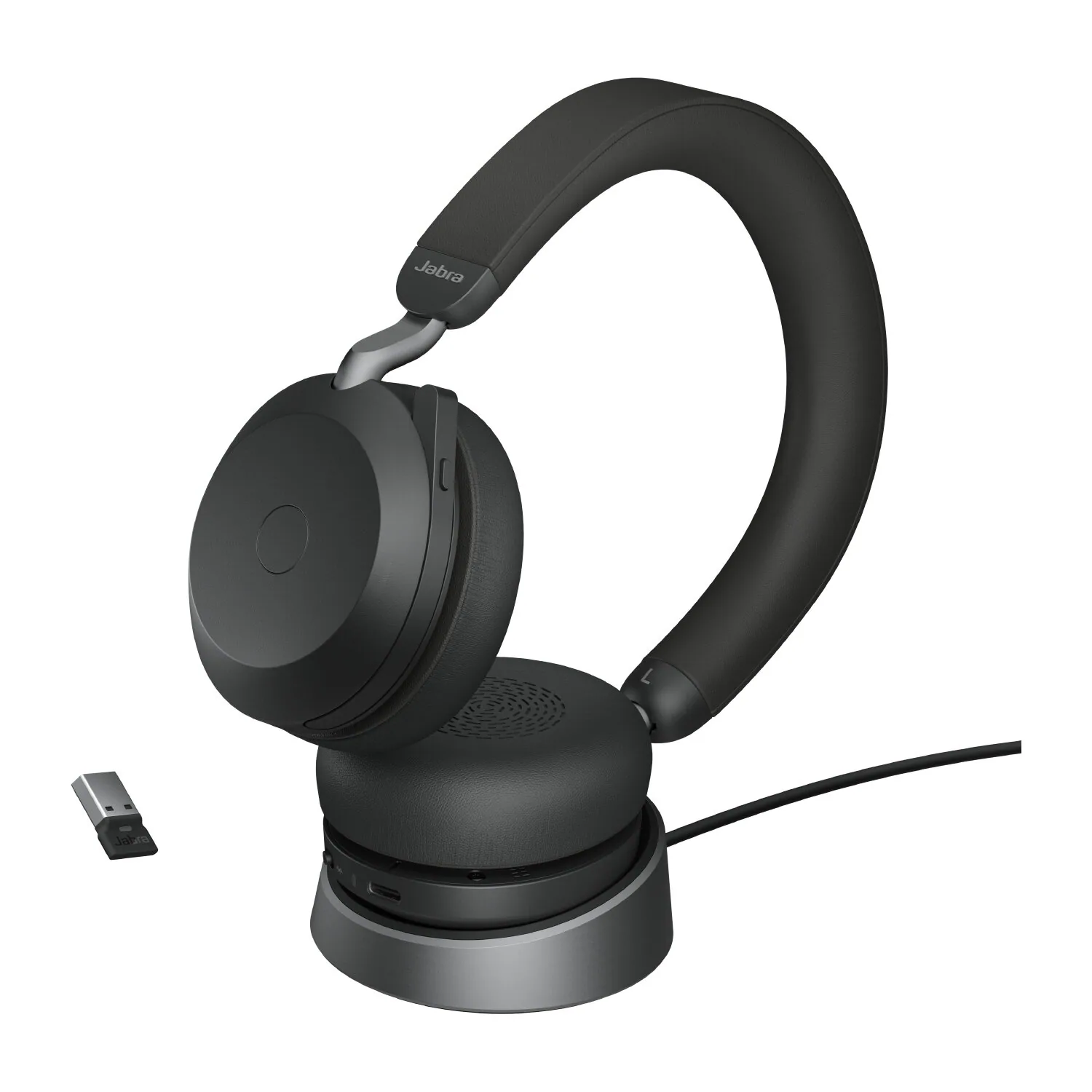 Jabra Evolve2 75 Kopfhörer Kabellos Kopfband Büro/Callcenter Bluetooth Ladestation Schwarz – Bild 4