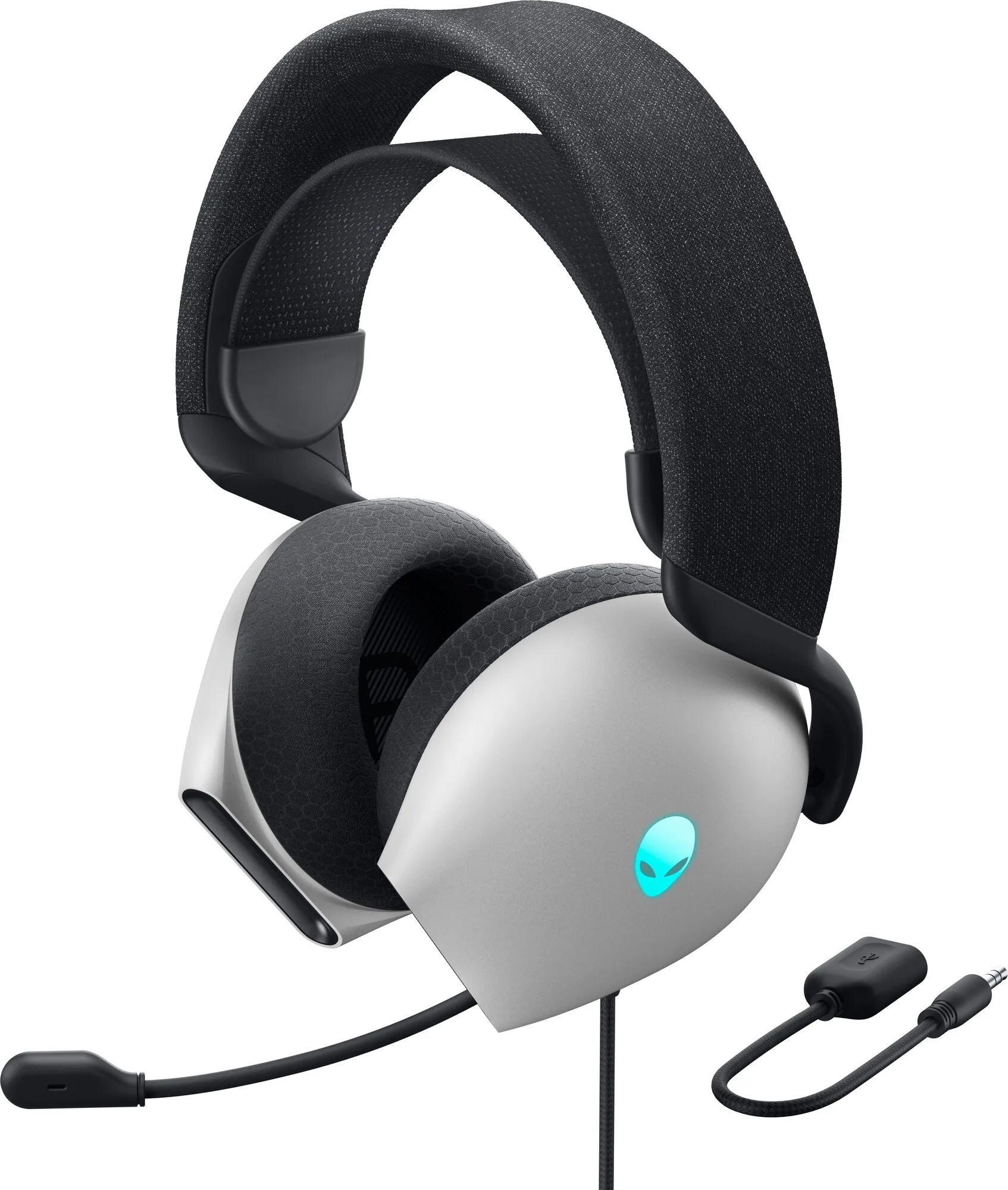 Alienware AW520H Kopfhörer Kabelgebunden Kopfband Gaming Weiß – Bild 7