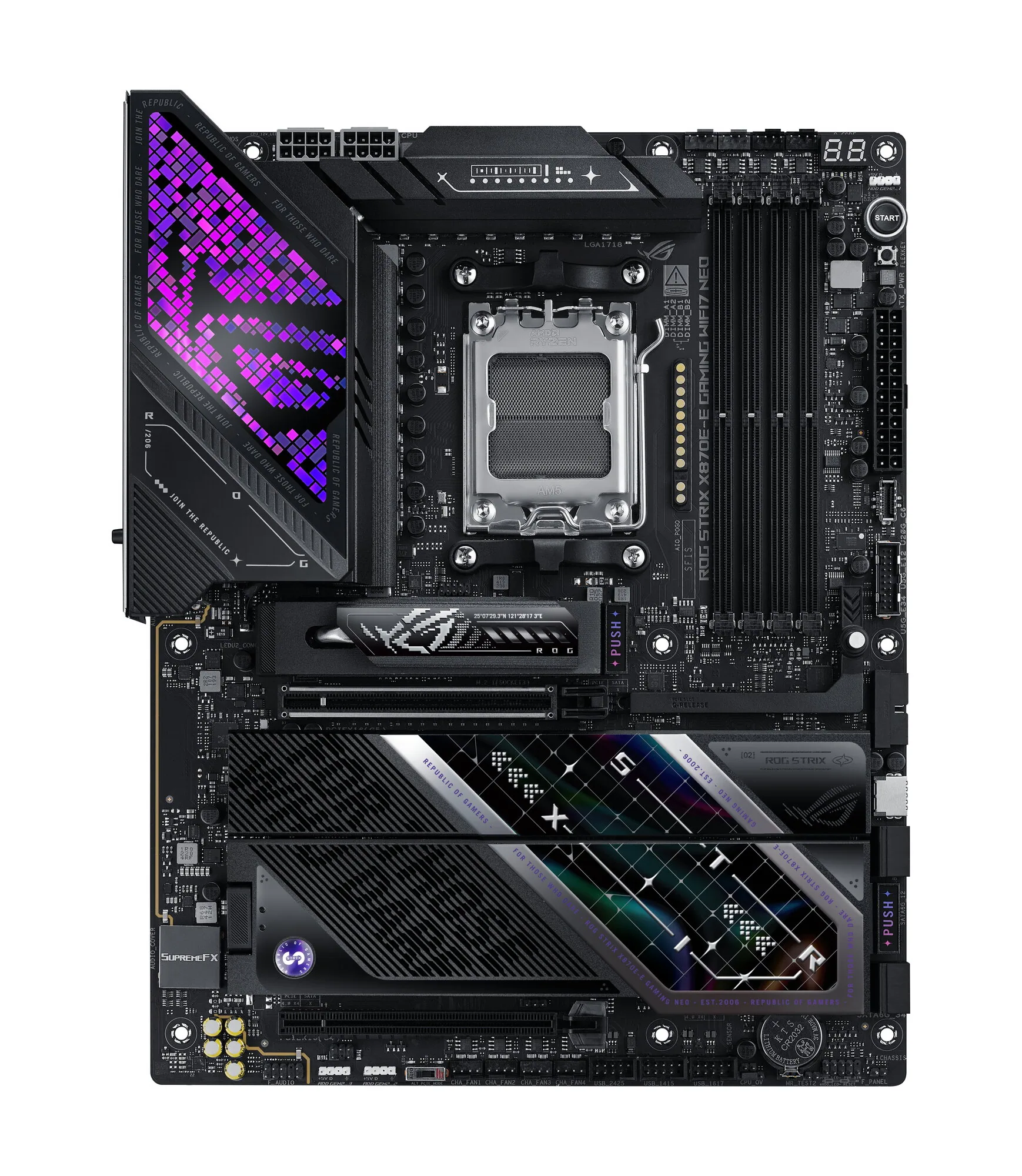ASUS ROG STRIX X870E-E GAMING WIFI7 NEO AMD X870E Sockel AM5 ATX – Bild 1