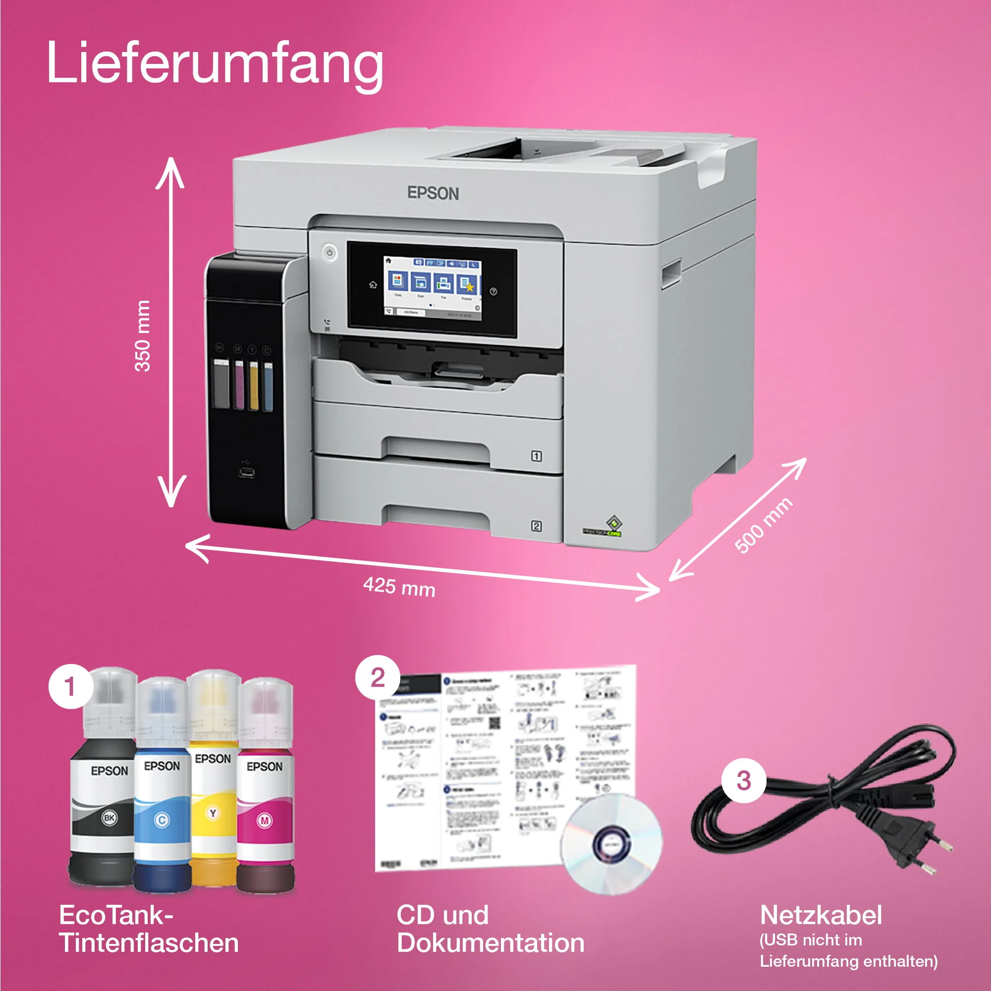 Epson EcoTank Pro ET-5885 – Bild 3