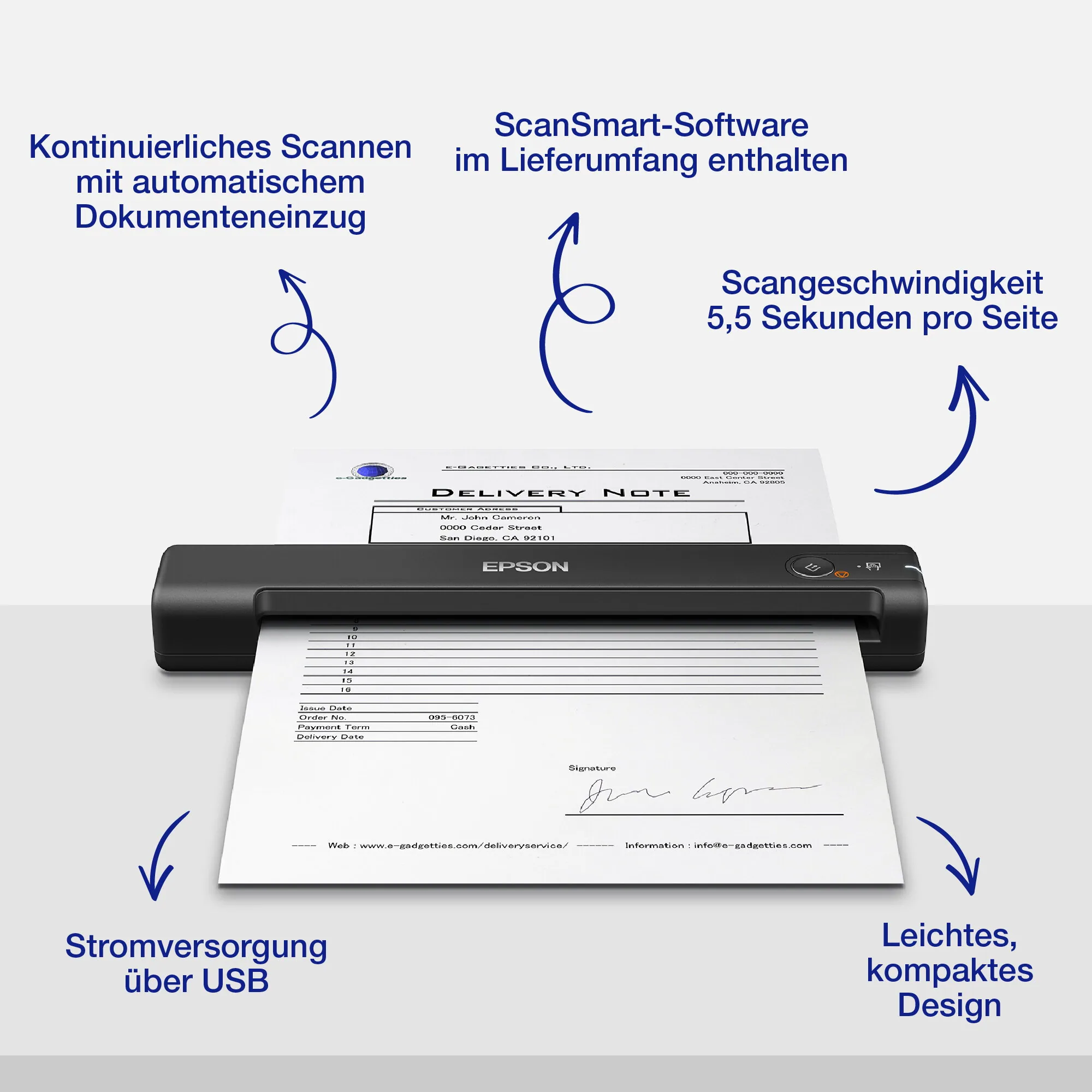 Epson WorkForce ES-50 – Bild 3
