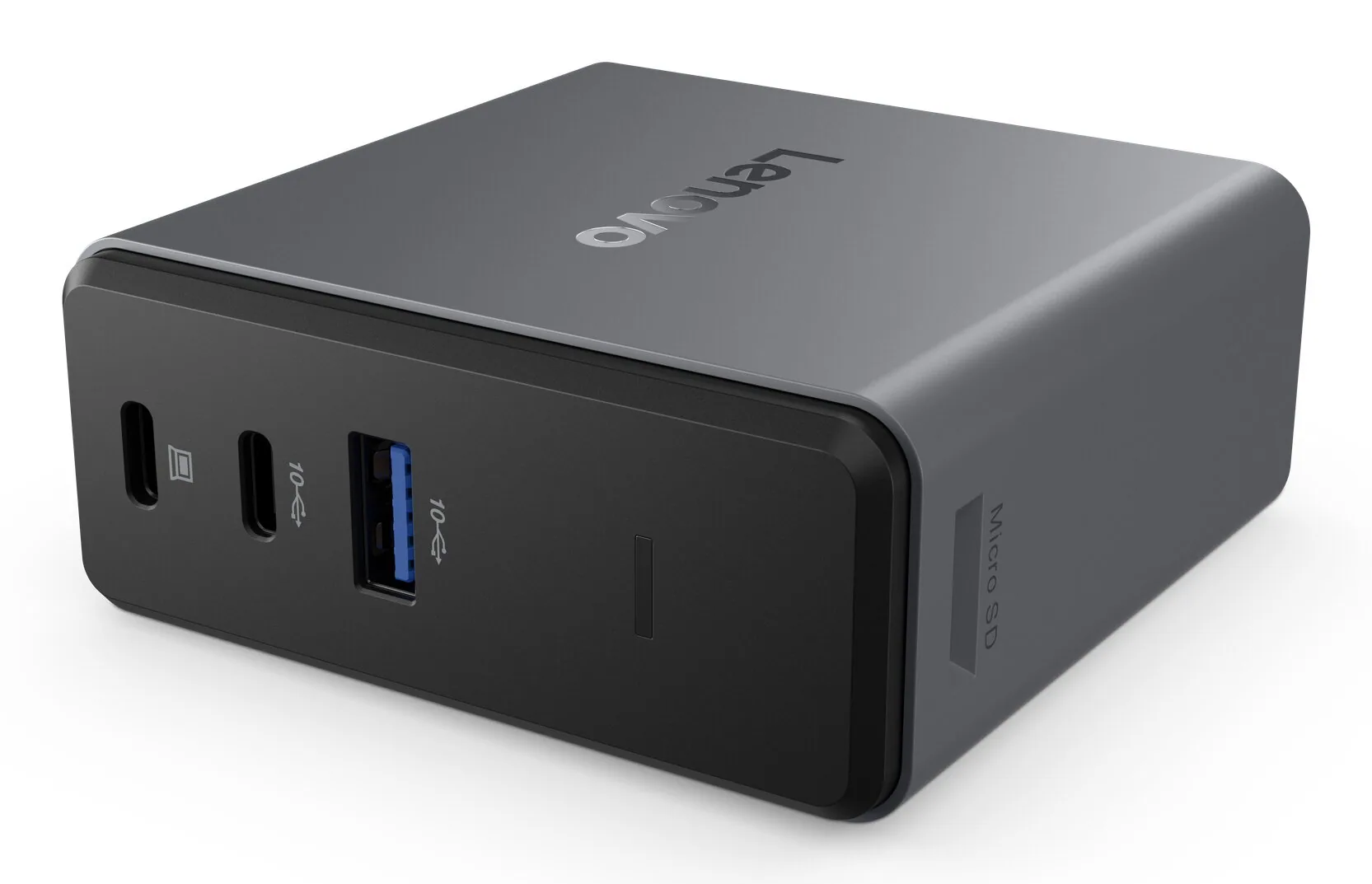 Lenovo X9 Charging GaN Dock Kabelgebunden USB 3.2 Gen 2 (3.1 Gen 2) Type-C Grau – Bild 5