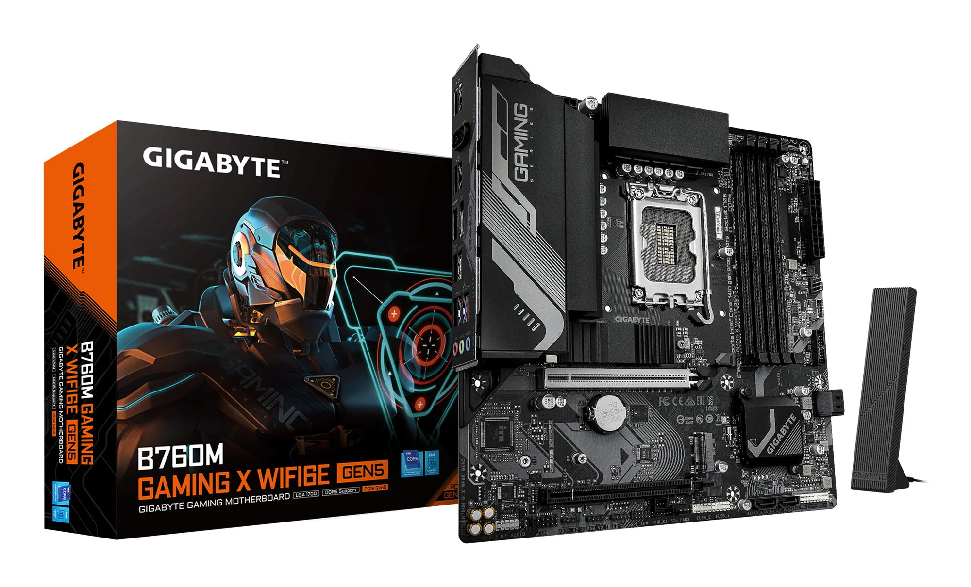 GIGABYTE B760M GAMING X WIFI6E GEN5 Mainboard – Bild 1