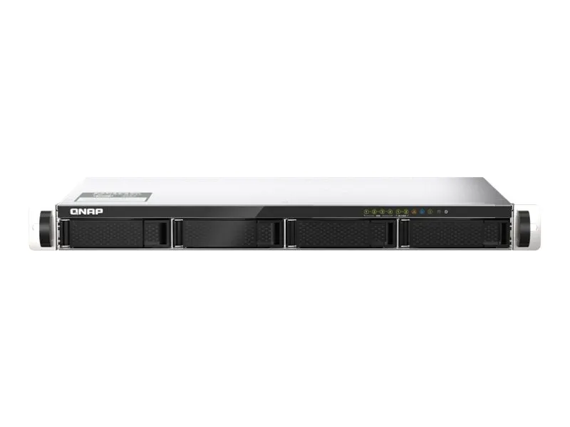 QNAP TS-435XEU NAS Rack (1U) Marvell CN9131 4 GB DDR4 0 TB QNAP QTS Schwarz, Grau