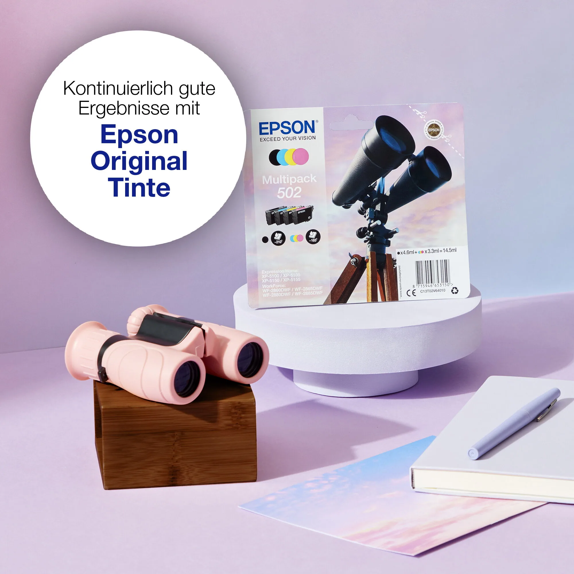 Epson Singlepack Yellow 502 Ink – Bild 2