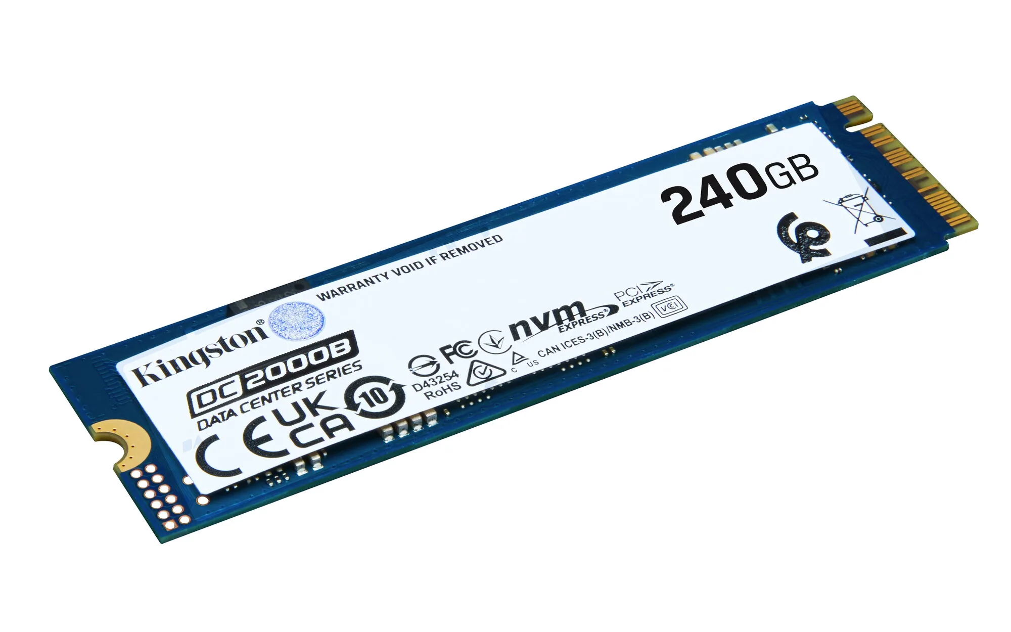 Kingston Technology 240G DC2000B PCIe 4.0 M.2 2280 Enterprise SSD (Ohne Heatsink) – Bild 1