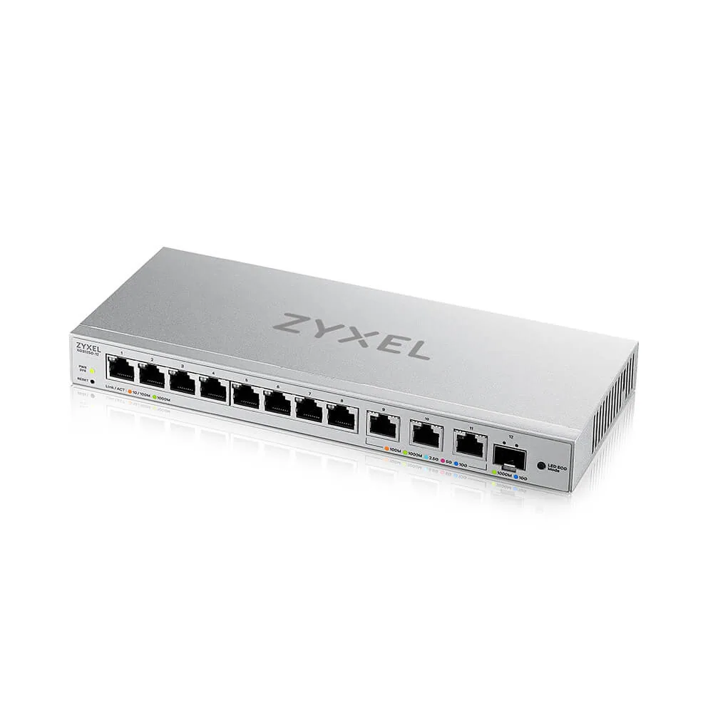 Zyxel XGS1250-12 Managed L2 10G Ethernet (100/1000/10000) Grau – Bild 2