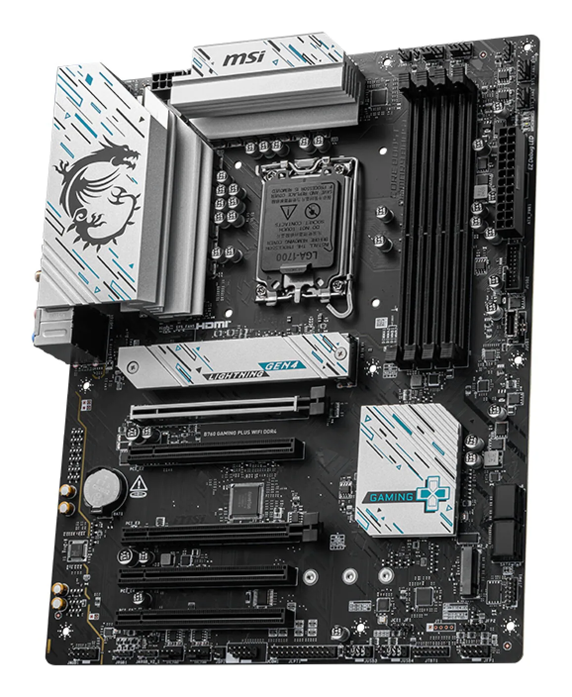MSI B760 GAMING PLUS WIFI DDR4 Motherboard Intel B760 LGA 1700 ATX – Bild 3