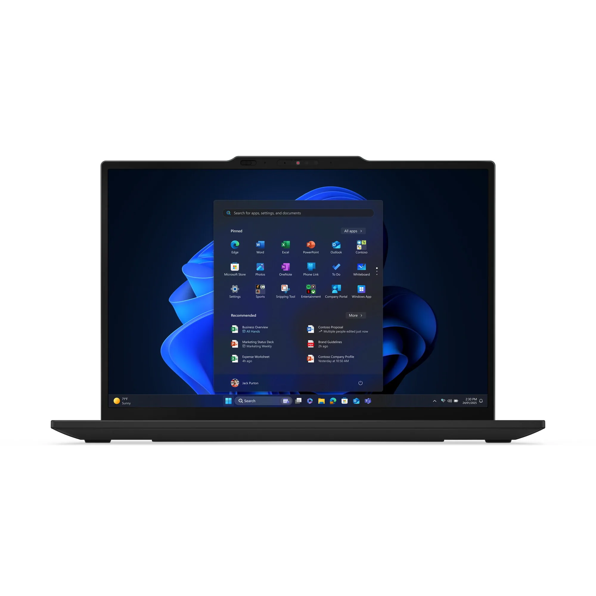 Lenovo ThinkPad X13 Gen 6 (Intel) Intel Core Ultra 7 255U Laptop 33,8 cm (13.3") WUXGA 32 GB LPDDR5x-SDRAM 1 TB SSD Wi-Fi 7 (802.11be) Windows 11 Pro Schwarz Deutsch – Bild 2