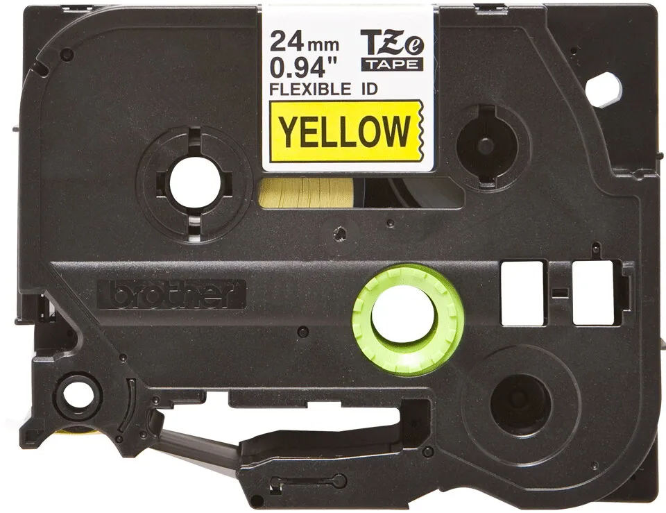 Brother TZE-FX651 Etiketten erstellendes Band Schwarz auf gelb TZ – Bild 2