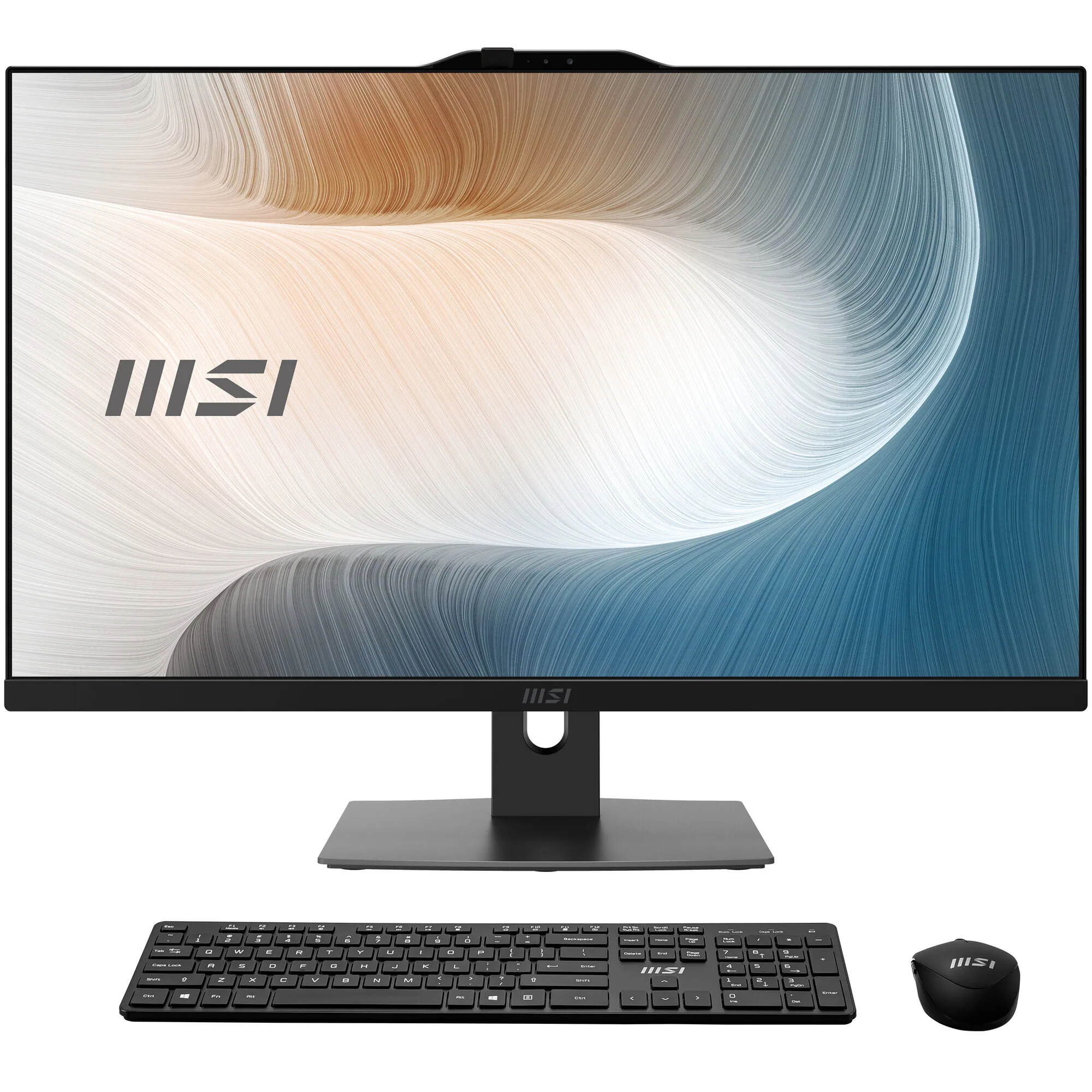 MSI Modern AM242P 1M-1871AT All-in-One PC/Workstation Intel Core 3 100U 60,5 cm (23.8") 1920 x 1080 Pixel All-in-One-PC 16 GB DDR5-SDRAM 256 GB SSD Windows 11 Pro Wi-Fi 6E (802.11ax) Schwarz – Bild 1