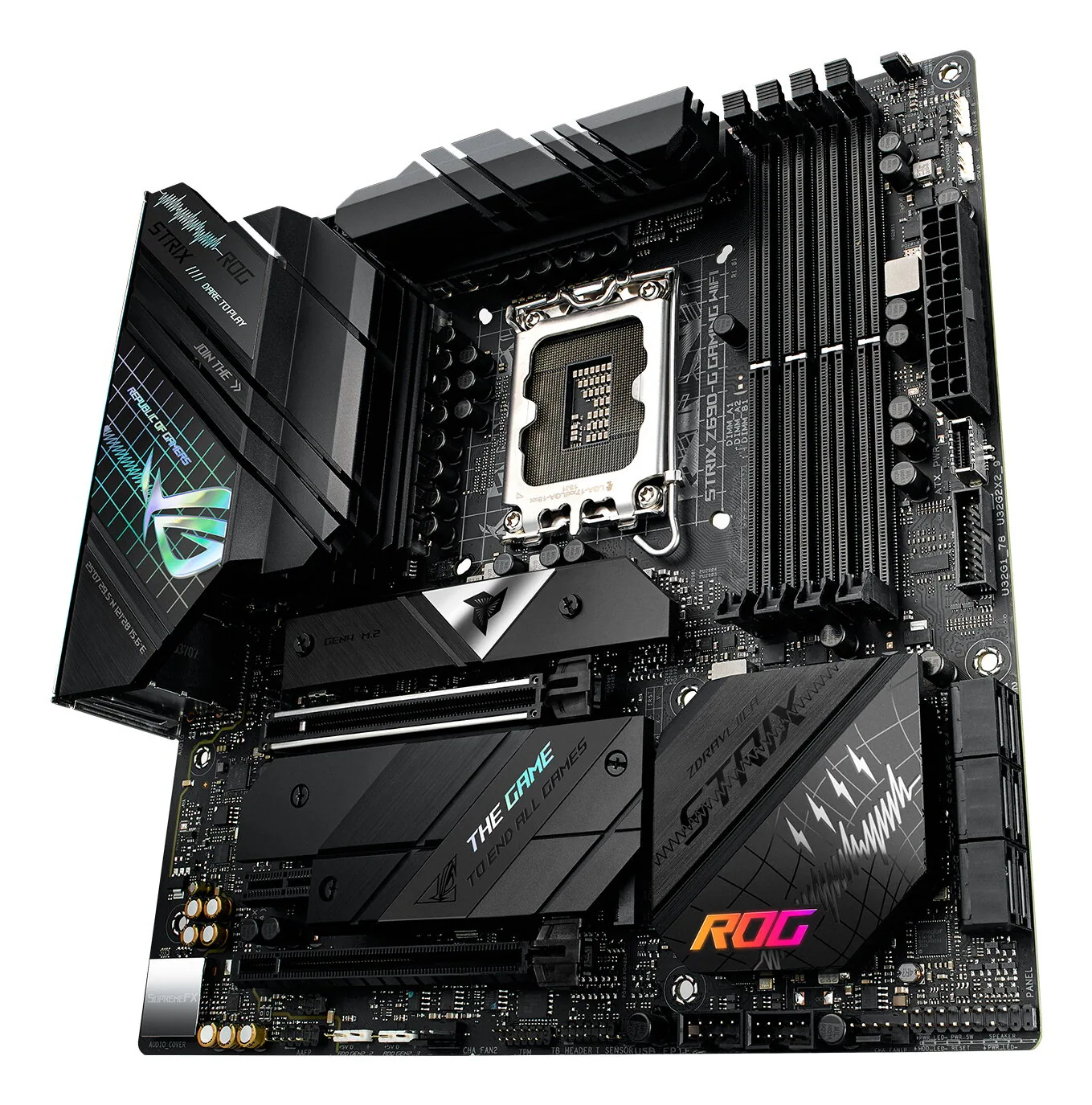 ASUS ROG STRIX Z690-G Gaming WIFI Intel Z690 LGA 1700 micro ATX – Bild 3