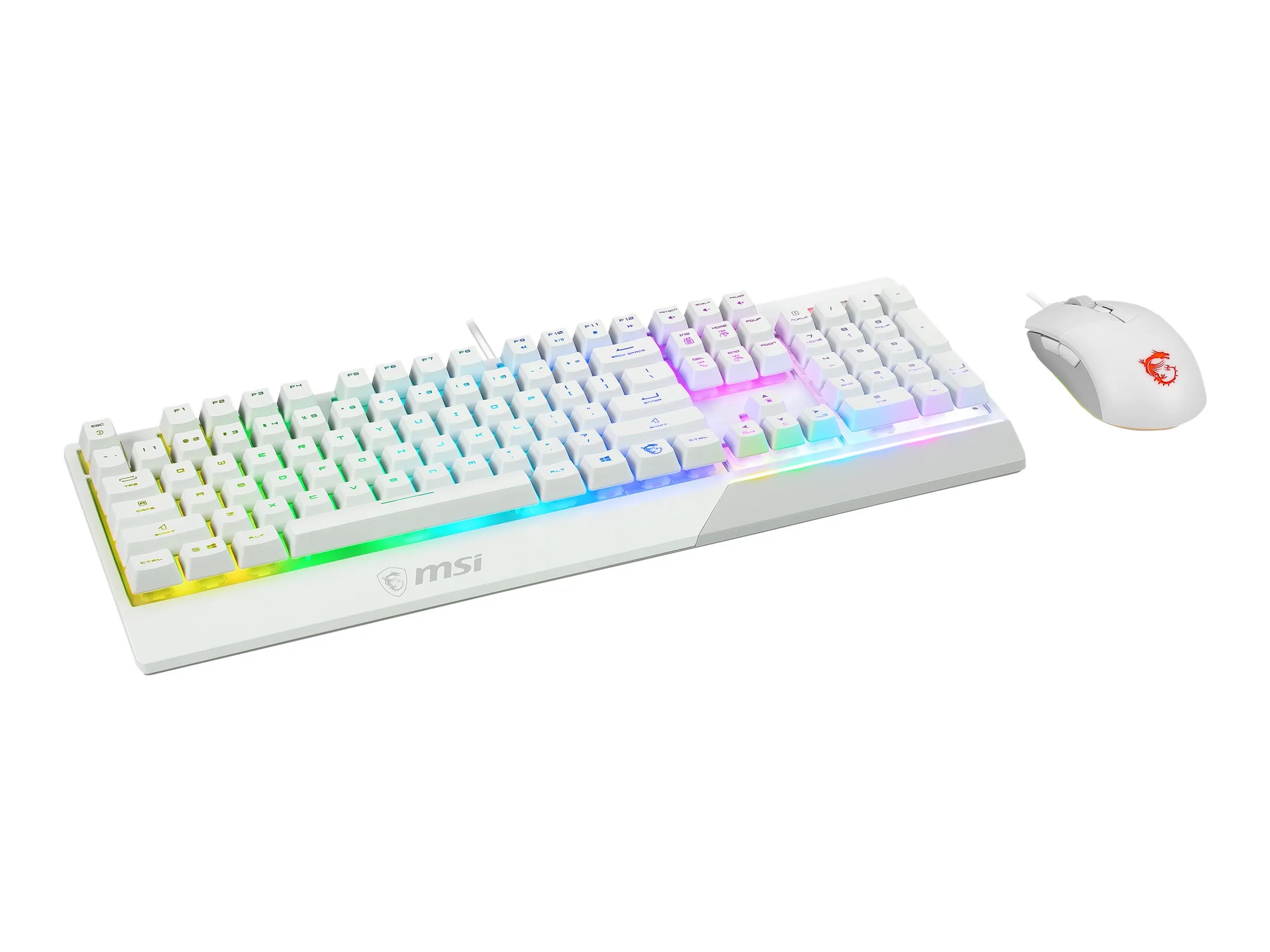 MSI Vigor GK-30 Combo Gaming Keyboard WHITE