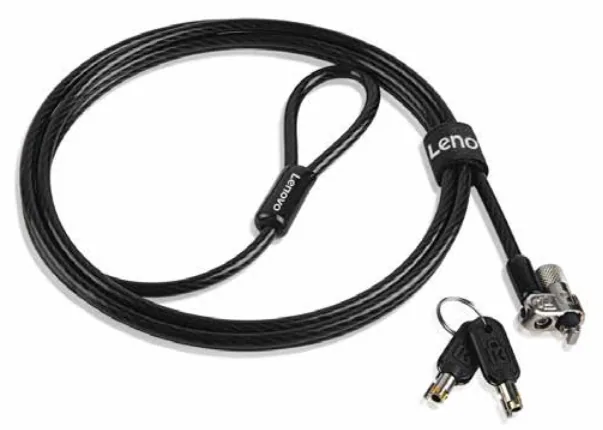 Lenovo 4Z10P40247 Kabelschloss Schwarz 1,8 m – Bild 1