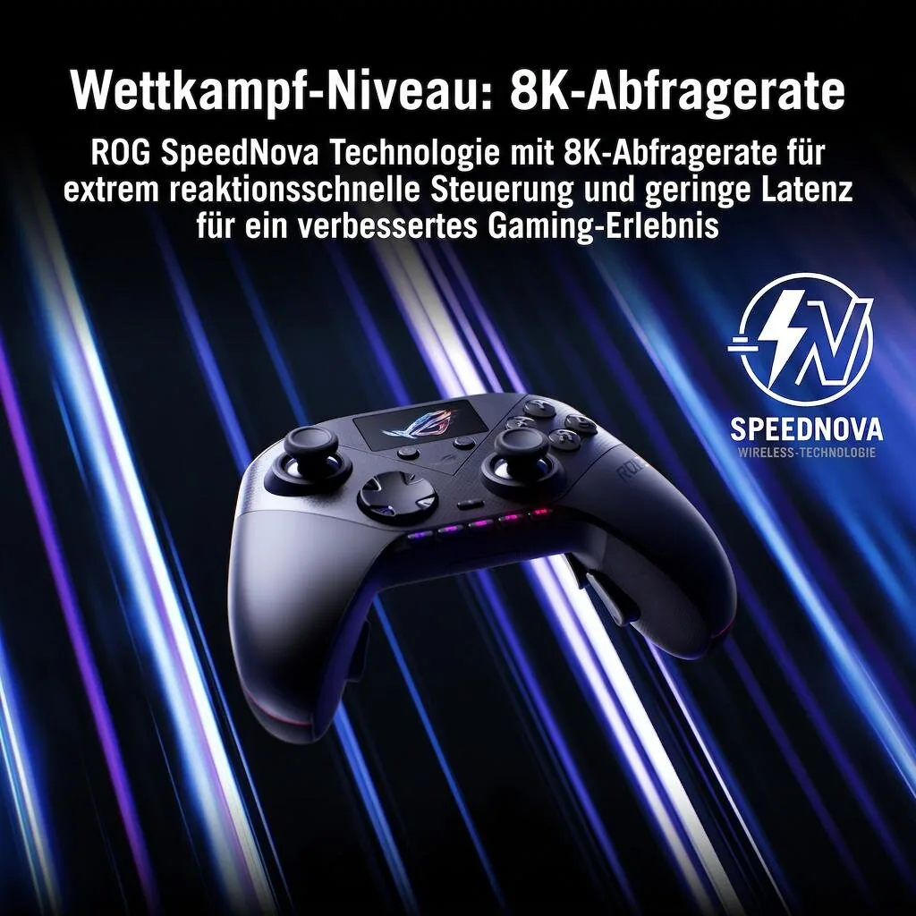 ASUS ROG Raikiri II Pro PC Controller Schwarz Bluetooth/RF/USB Gamepad Analog / Digital – Bild 3