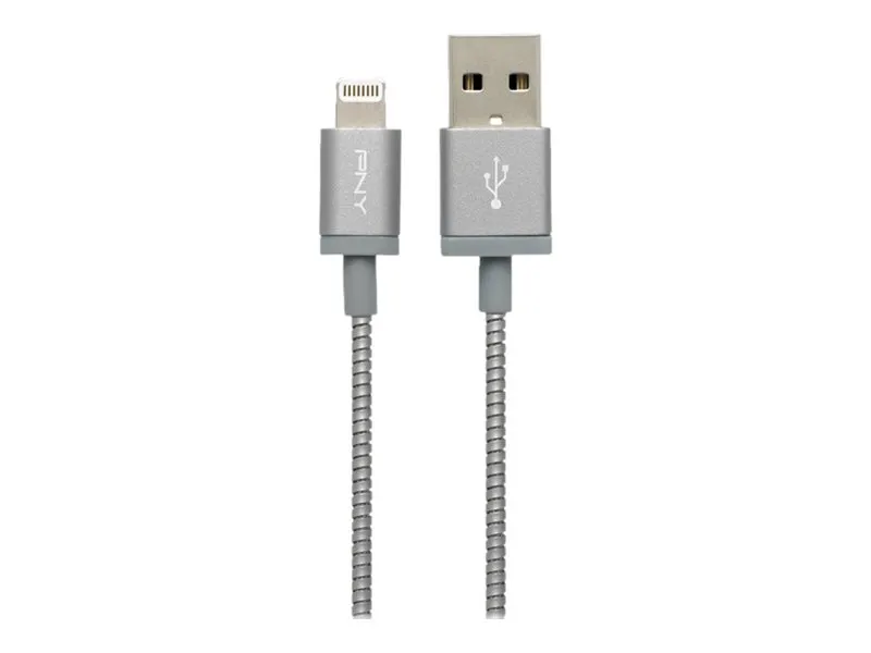 METALLIC Silver Lightning Charge & Sync Cable