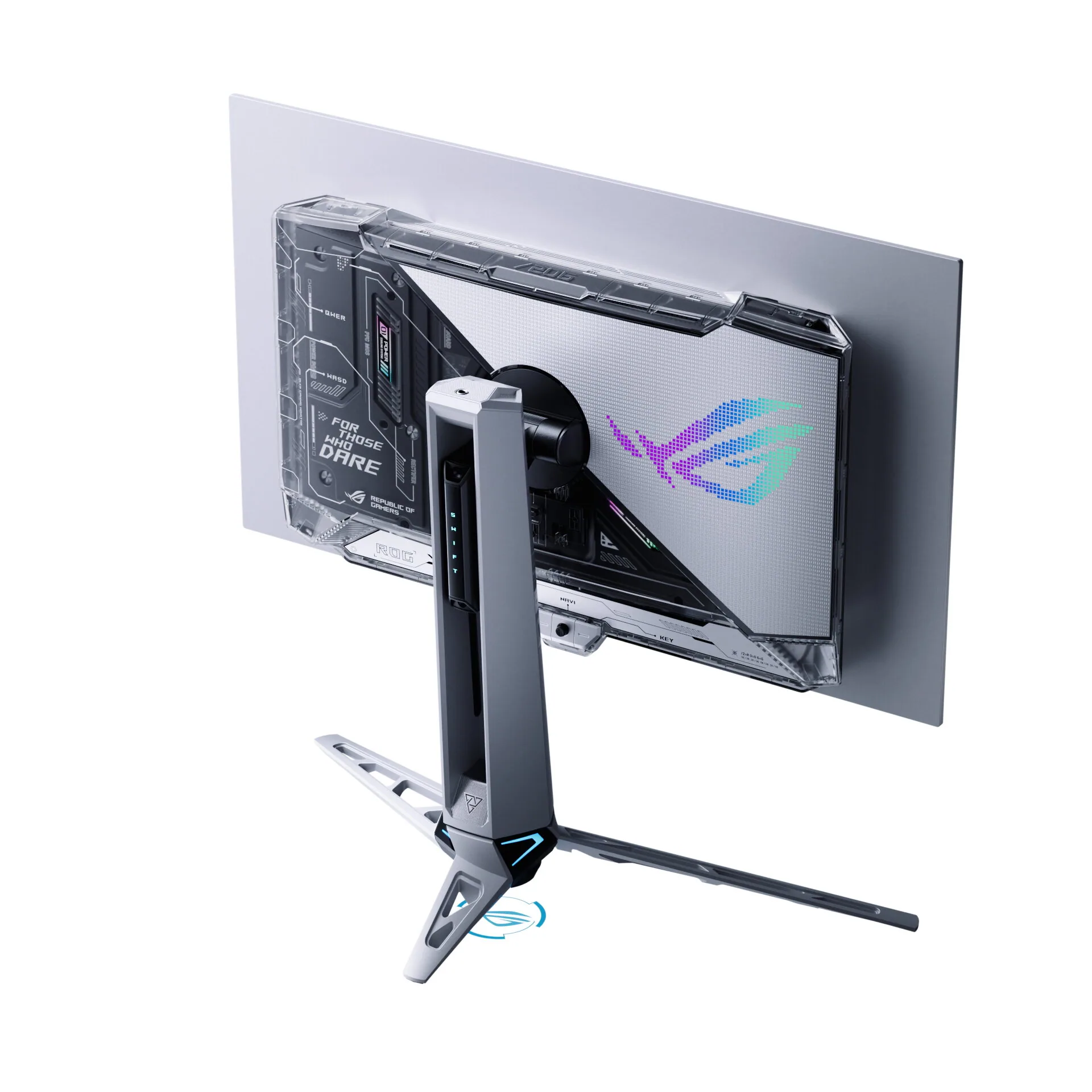 ASUS ROG Swift OLED PG27AQWP-W Computerbildschirm 67,3 cm (26.5") 2560 x 1440 Pixel Quad HD LCD Silber – Bild 4