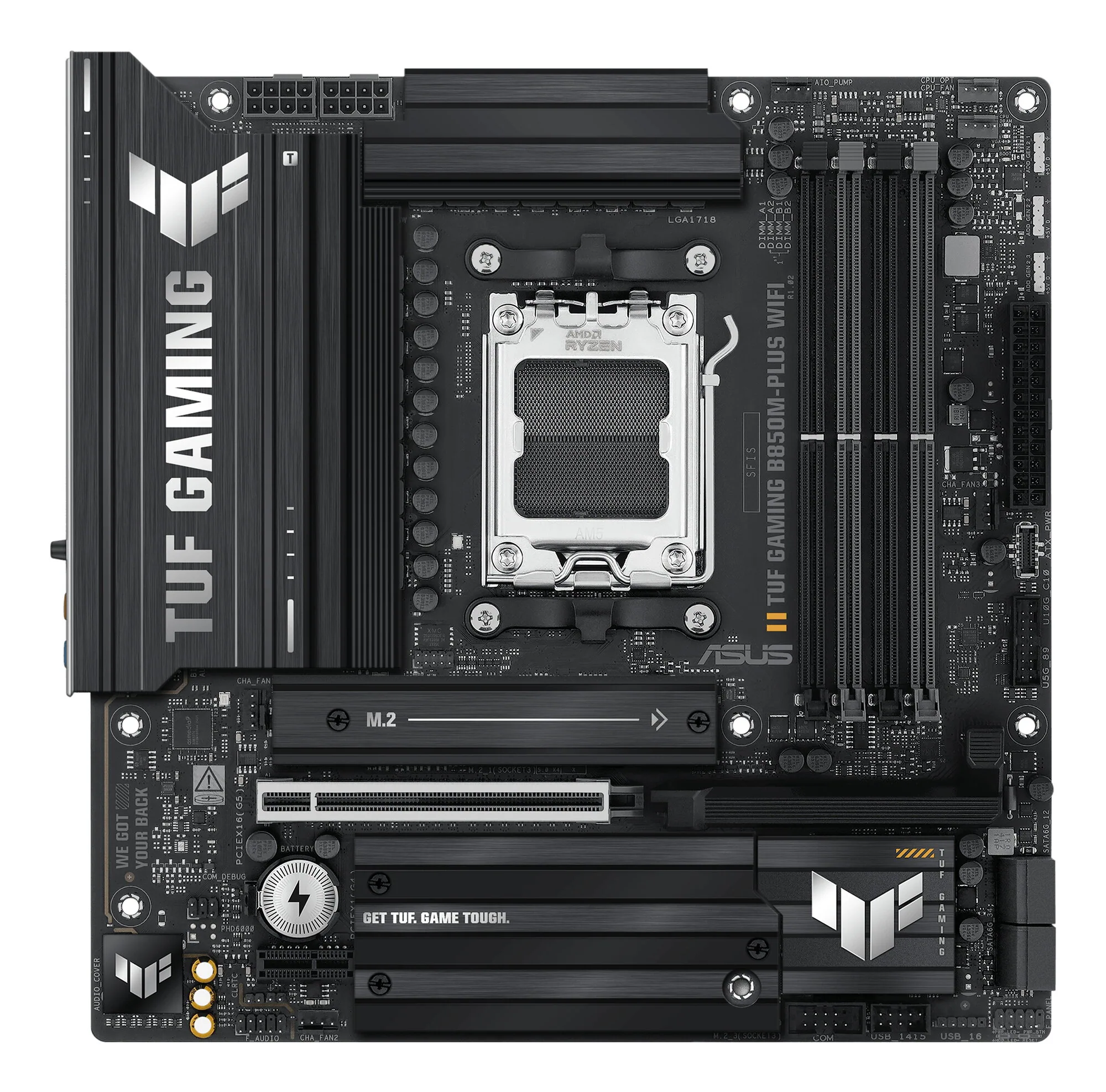 ASUS TUF GAMING B850M-PLUS WIFI AMD B850 Sockel AM5 micro ATX – Bild 3