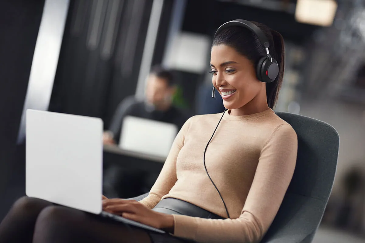 Jabra Evolve2 40 SE Kopfhörer Kabelgebunden Kopfband Büro/Callcenter USB Type-C / USB Type-A Schwarz – Bild 4