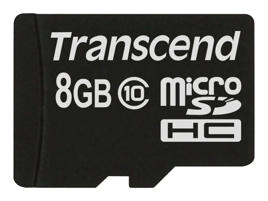 SD microSD Card   8GB Transcend SDHC Class10 (ohne Adapter)