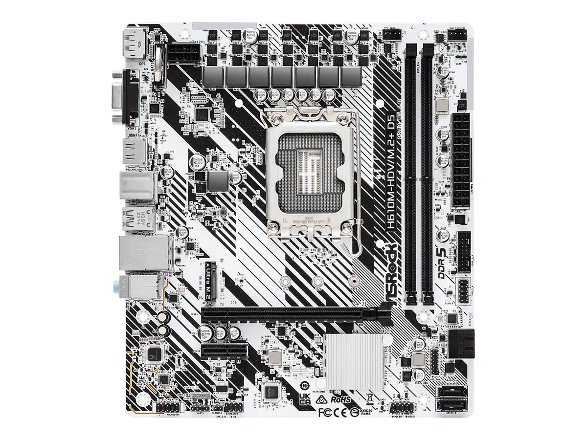 ASRock H610M-HDV/M.2+ D5 1700 mATX HDMI/DP/D-Sub DDR5