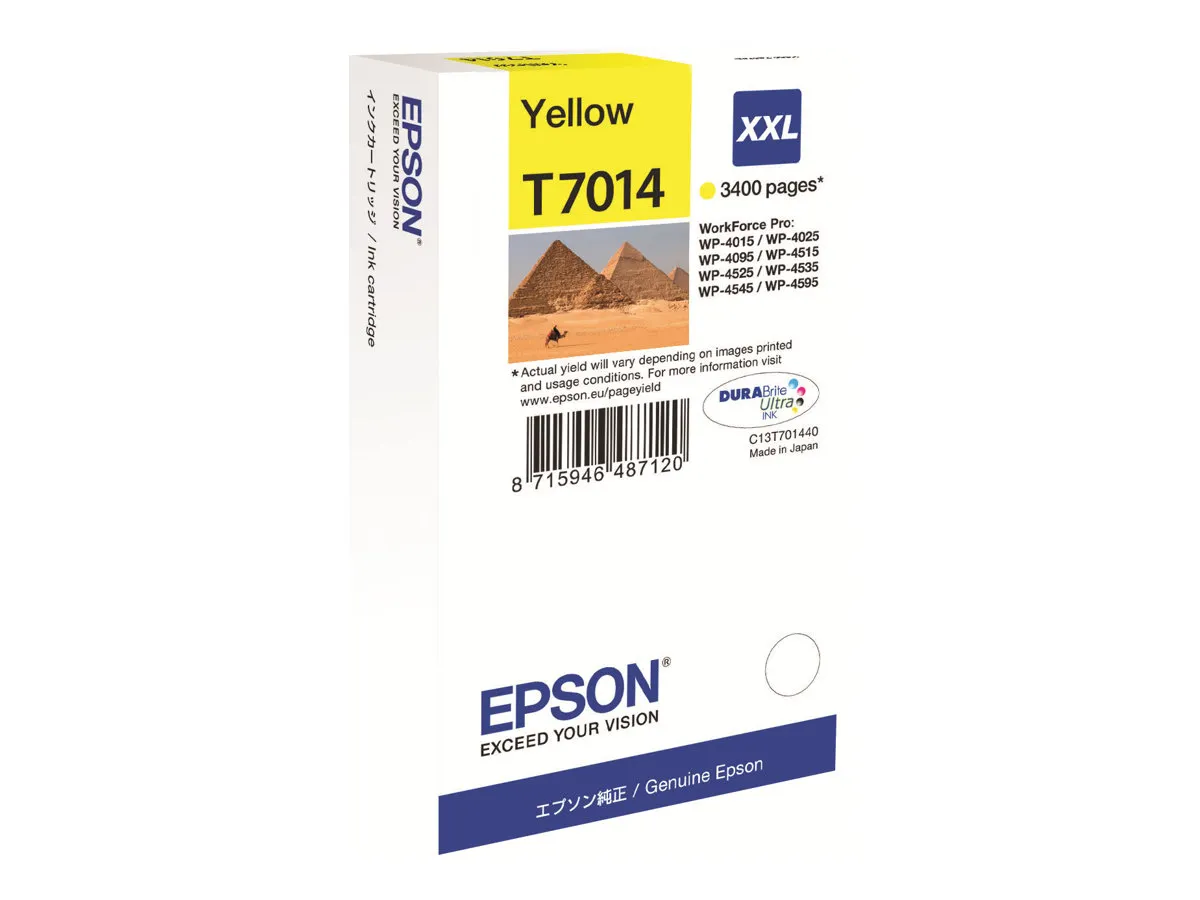 Epson Tintenpatrone XXL Yellow 3.4k
