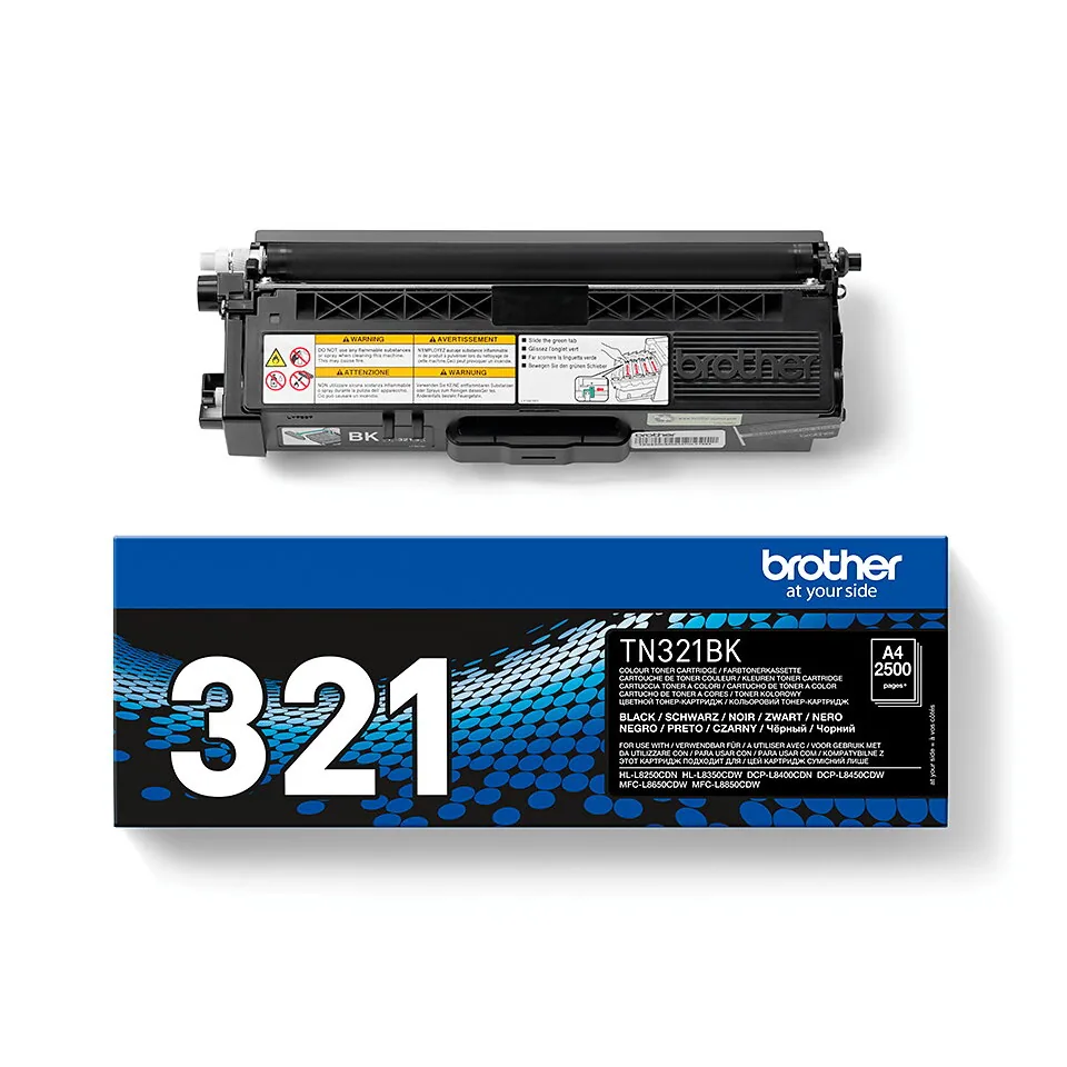 Brother TN-321BK Tonerkartusche 1 Stück(e) Original Schwarz – Bild 1