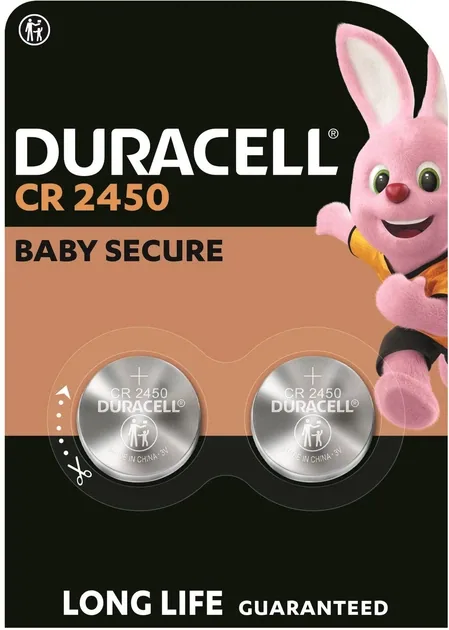 Duracell 152137 Haushaltsbatterie Einwegbatterie CR2450 Lithium – Bild 1