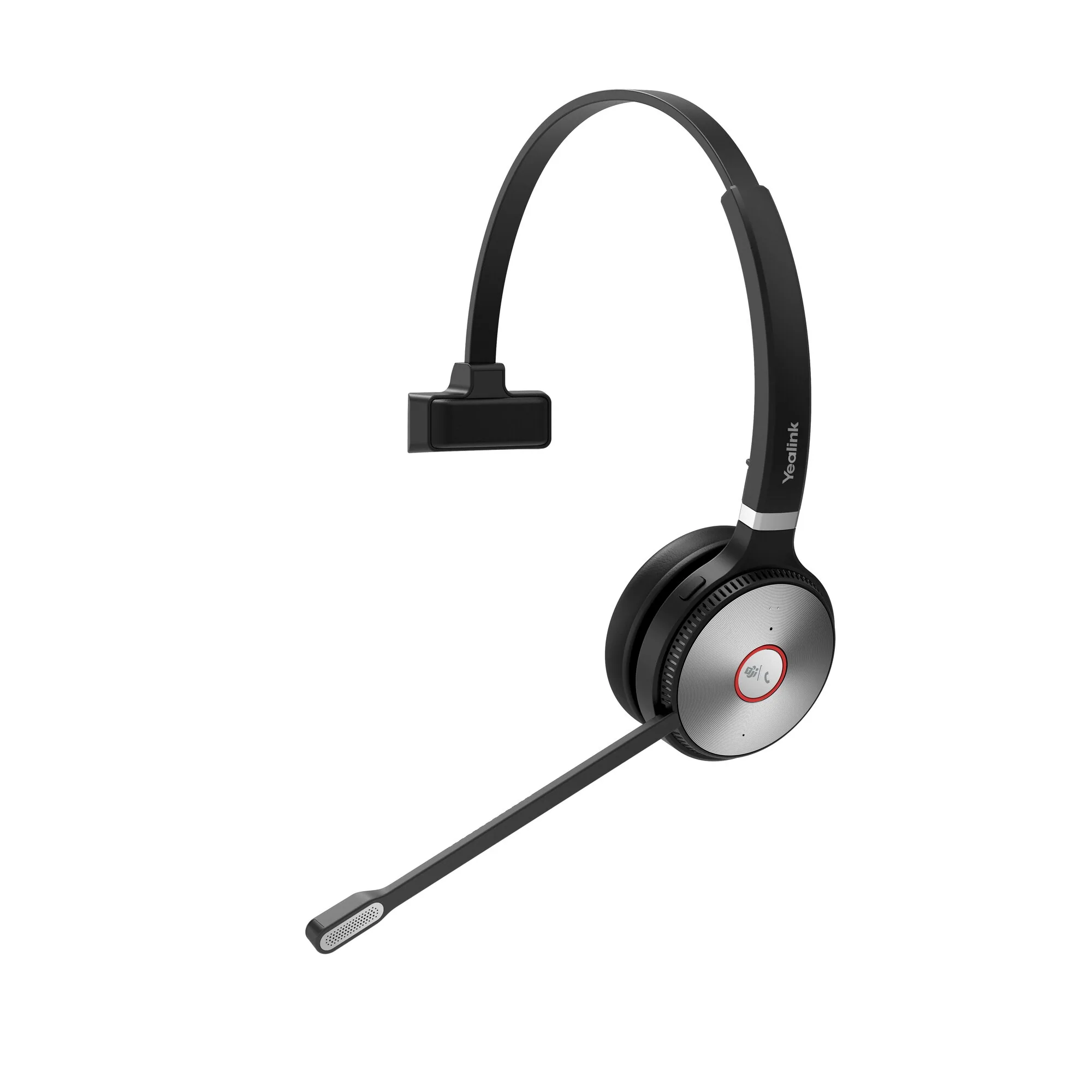 Yealink WHM621UC Kopfhörer Kabellos Kopfband Büro/Callcenter Schwarz – Bild 1