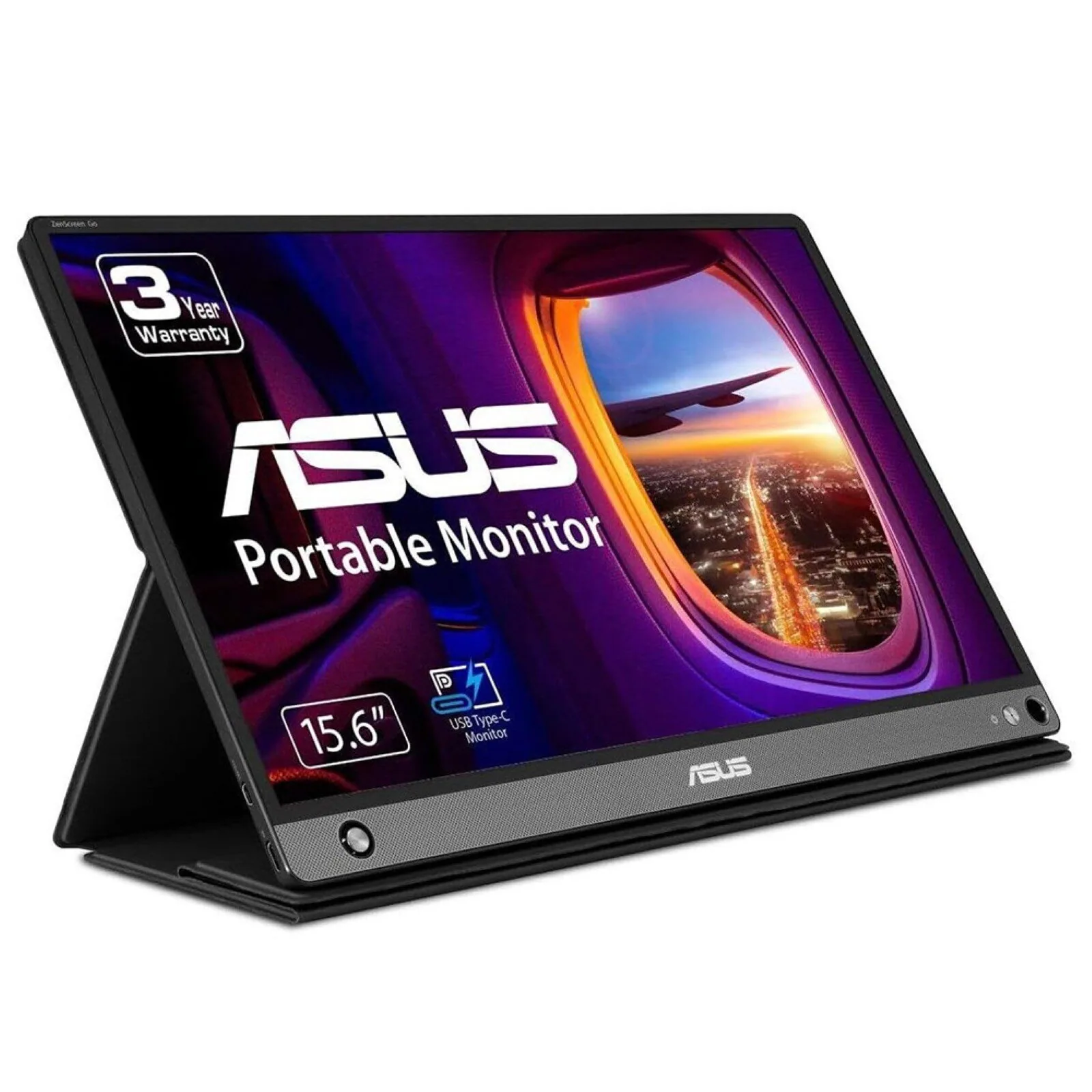 ASUS ZenScreen MB16AHP Computerbildschirm 39,6 cm (15.6") 1920 x 1080 Pixel Full HD LED Schwarz – Bild 1