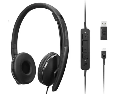 Lenovo 4XD1M39029 Kopfhörer & Headset Kabelgebunden Kopfband USB Typ-C Schwarz – Bild 1