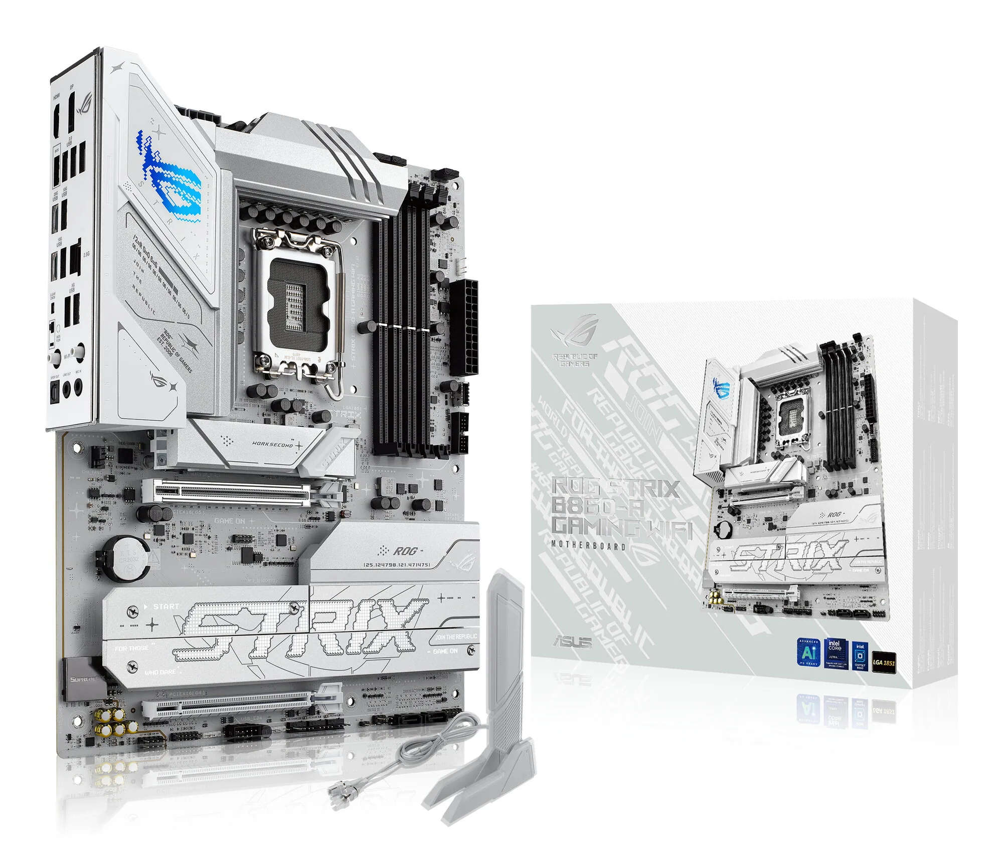 ASUS ROG STRIX B860-A GAMING WIFI Intel B860 LGA 1851 (Socket V1) ATX – Bild 1