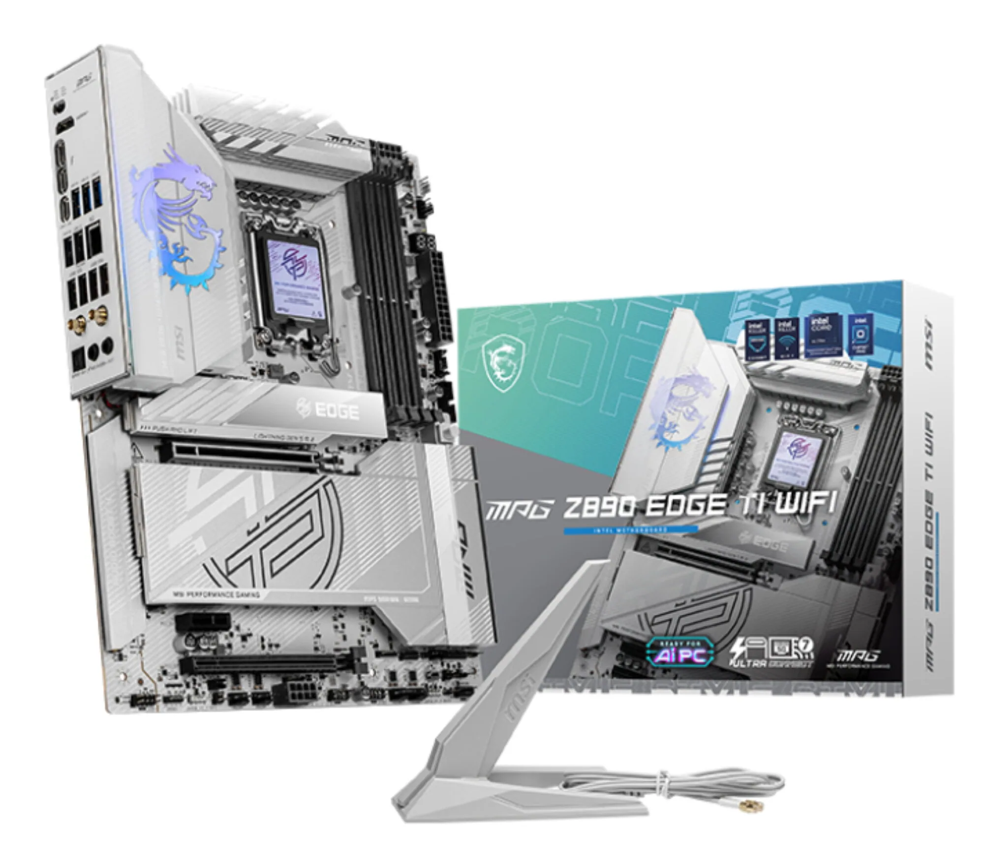 MSI MPG Z890 EDGE TI WIFI Motherboard Intel Z890 LGA 1851 (Socket V1) ATX – Bild 1
