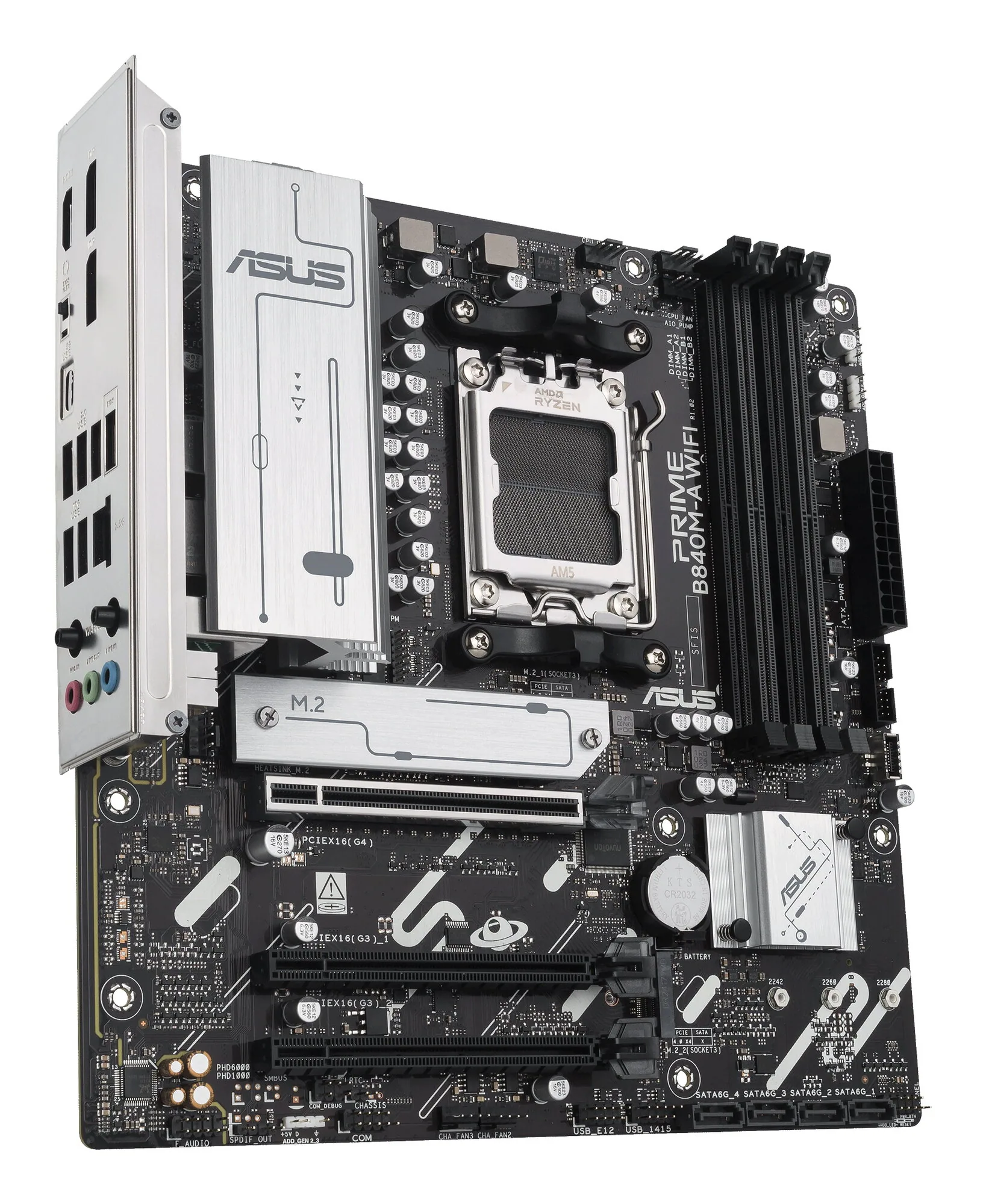 ASUS PRIME B840M-A WIFI AMD B840 Sockel AM5 micro ATX – Bild 3