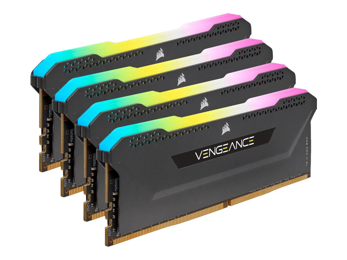Corsair Vengeance RGB DDR4-3200 CL16 32 GB Kit (4x 8 GB) (CMH32GX4M4E3200C16)