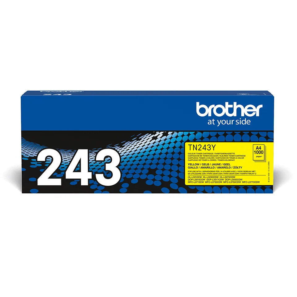 Brother TN-243Y Tonerkartusche 1 Stück(e) Original Gelb – Bild 1