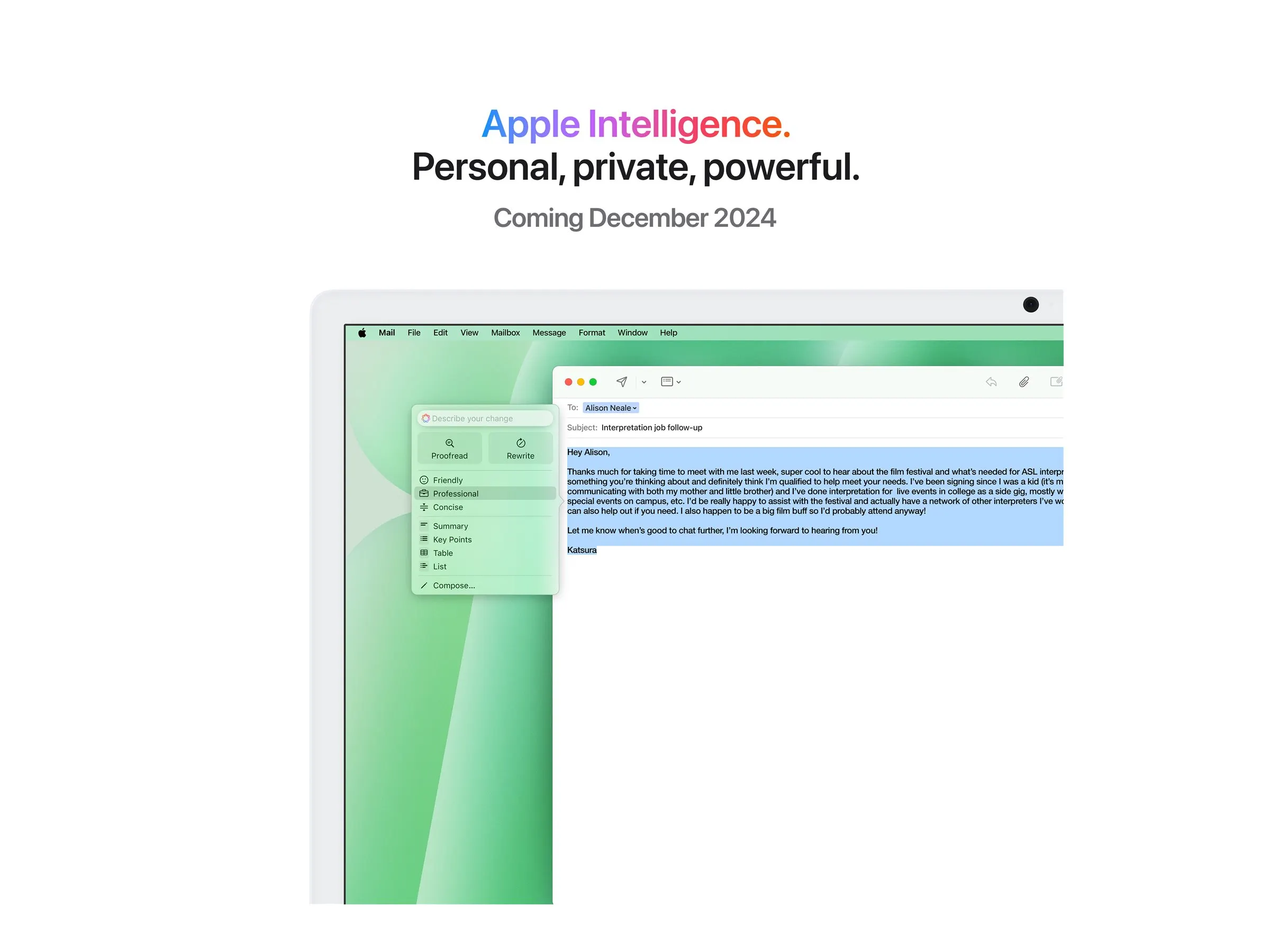 Apple iMac 4.5K (24") M4 10/10-Core/24GB/512GBSSD/Grün MacOS