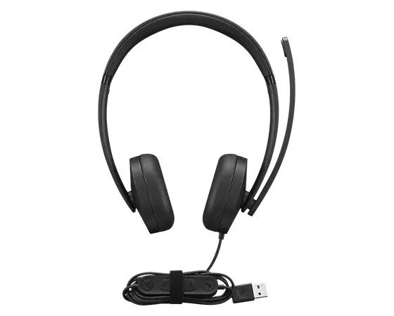Lenovo 4XD1P83425 Kopfhörer & Headset Kabelgebunden Kopfband Anrufe/Musik USB Typ-A Schwarz – Bild 1
