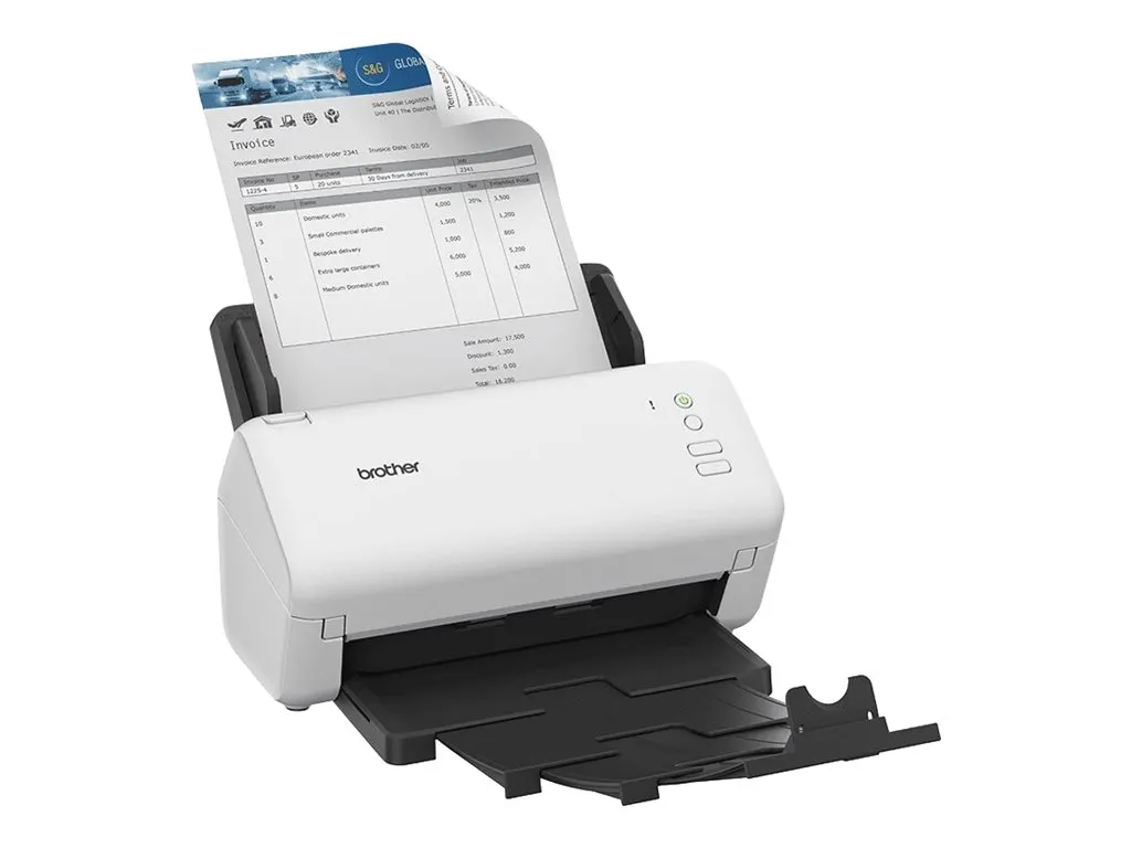 Brother ADS-4100 Scanner ADF-Scanner 600 x 600 DPI A4 Schwarz, Weiß