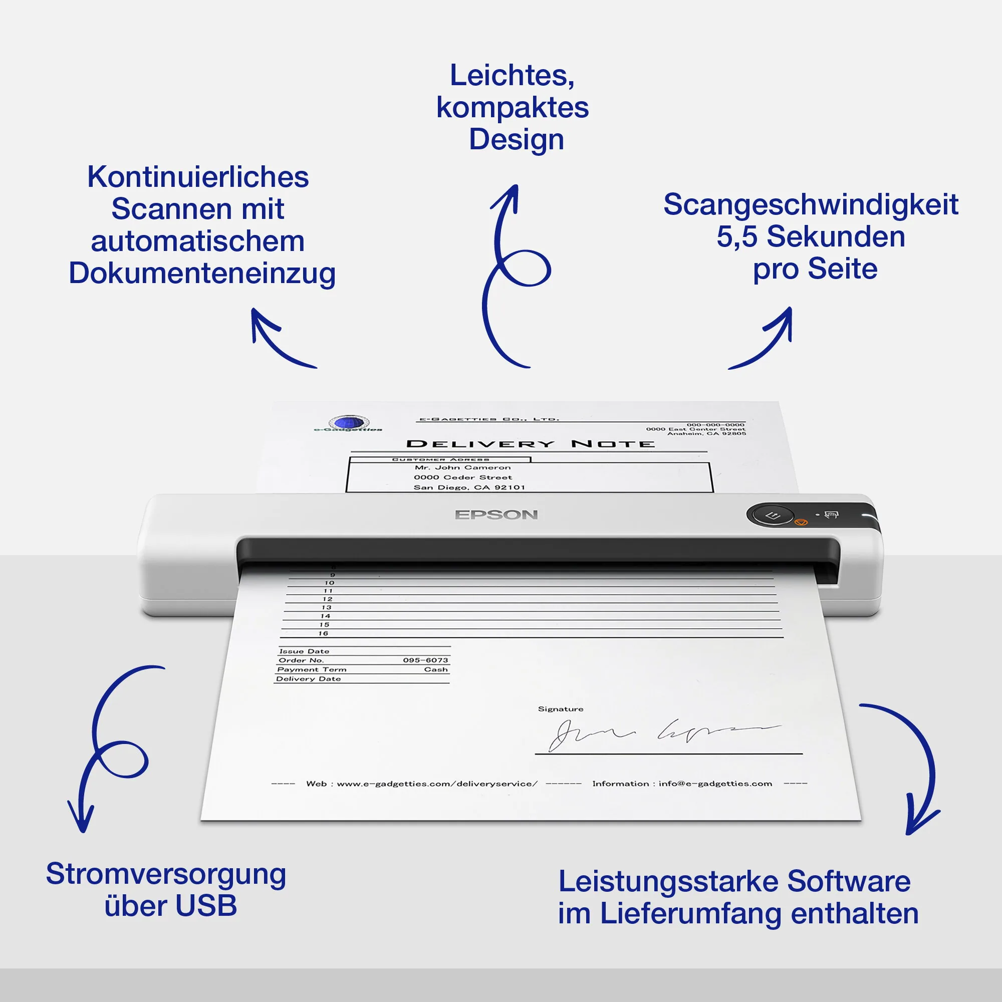 Epson WorkForce DS-70 – Bild 4