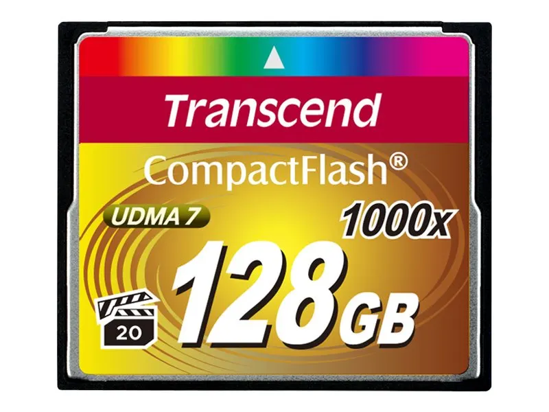 CompactFlash Card 128GB Transcend TS128GCF1000, MLC