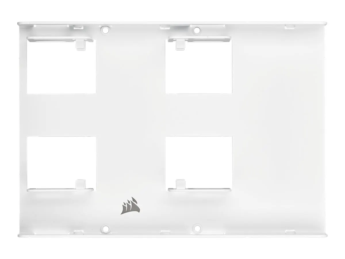 Einbaurahmen (2,5") -> (3,5") Corsair  für SSD (DUAL) white