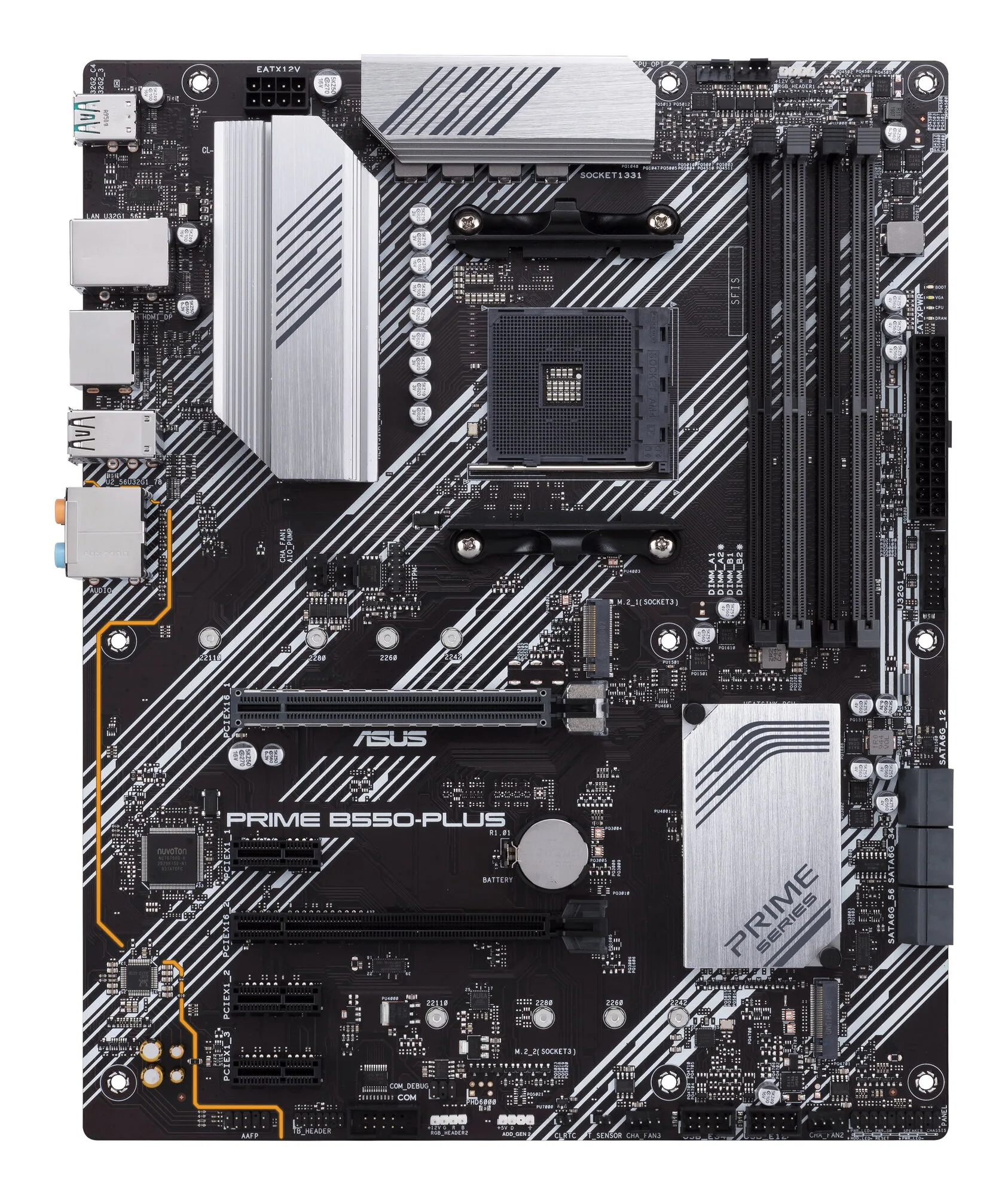 ASUS PRIME B550-PLUS AMD B550 Sockel AM4 ATX – Bild 2